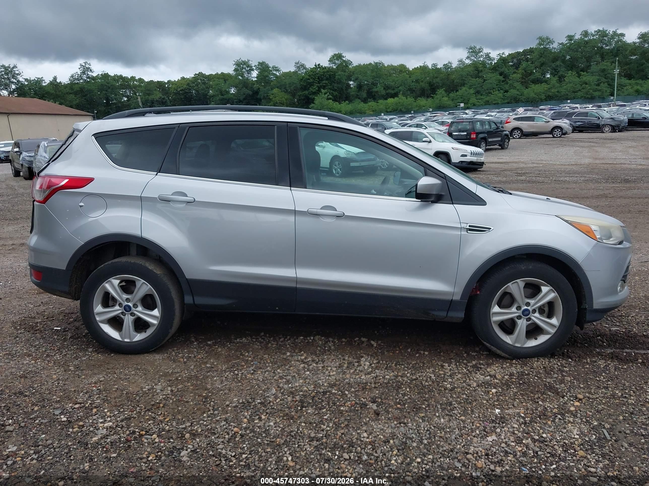 2015 Ford Escape Se Gray vin: 1FMCU0GX7FUB74021