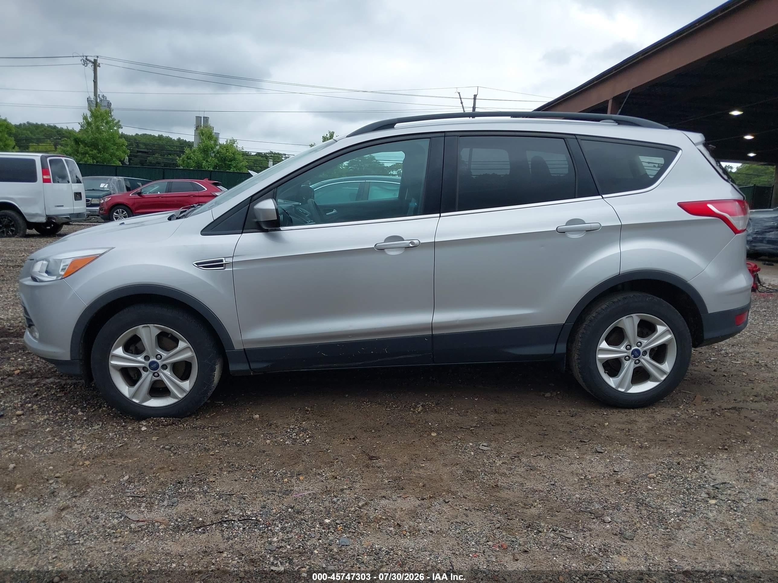 2015 Ford Escape Se Gray vin: 1FMCU0GX7FUB74021