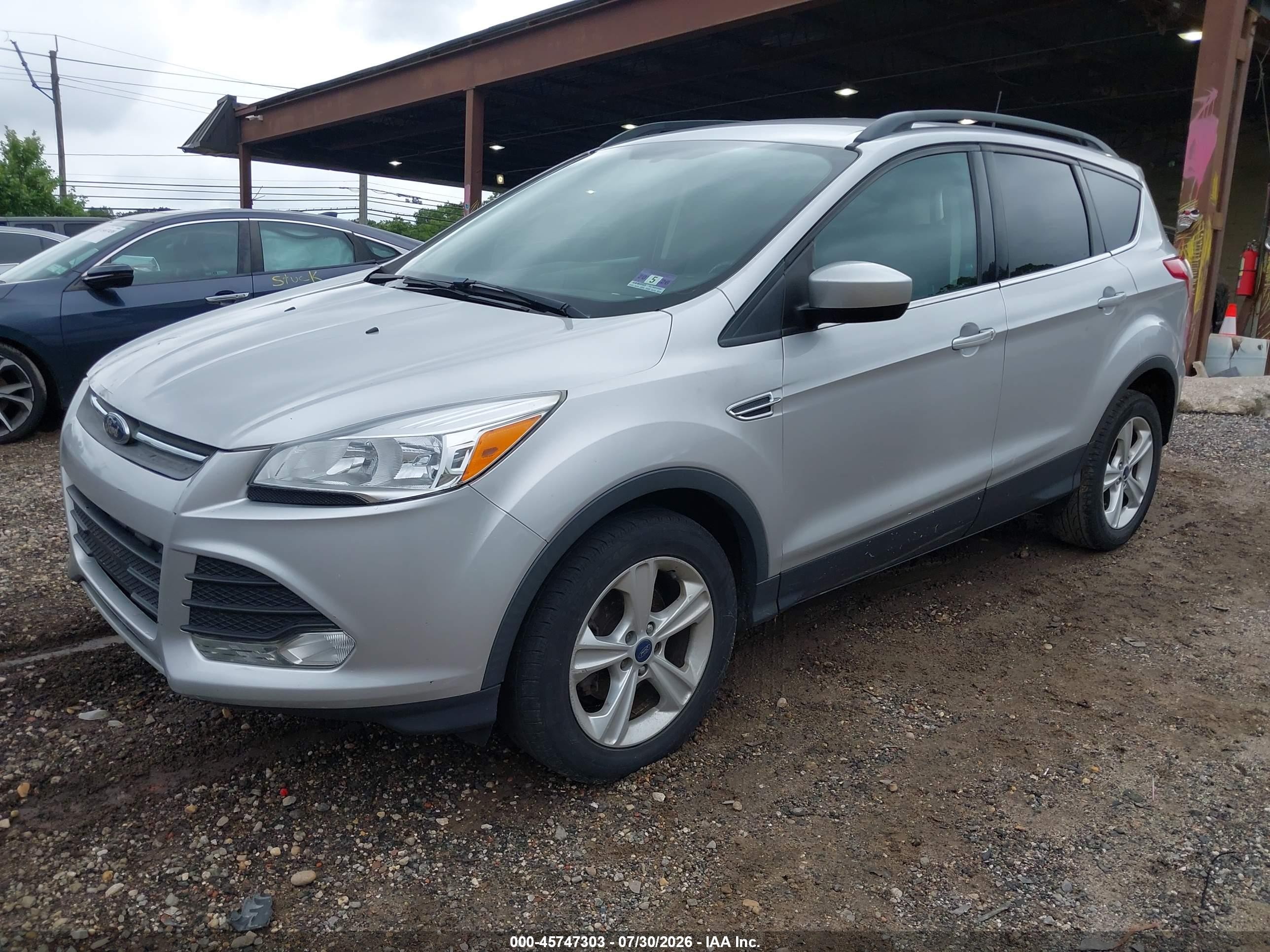 2015 Ford Escape Se Gray vin: 1FMCU0GX7FUB74021