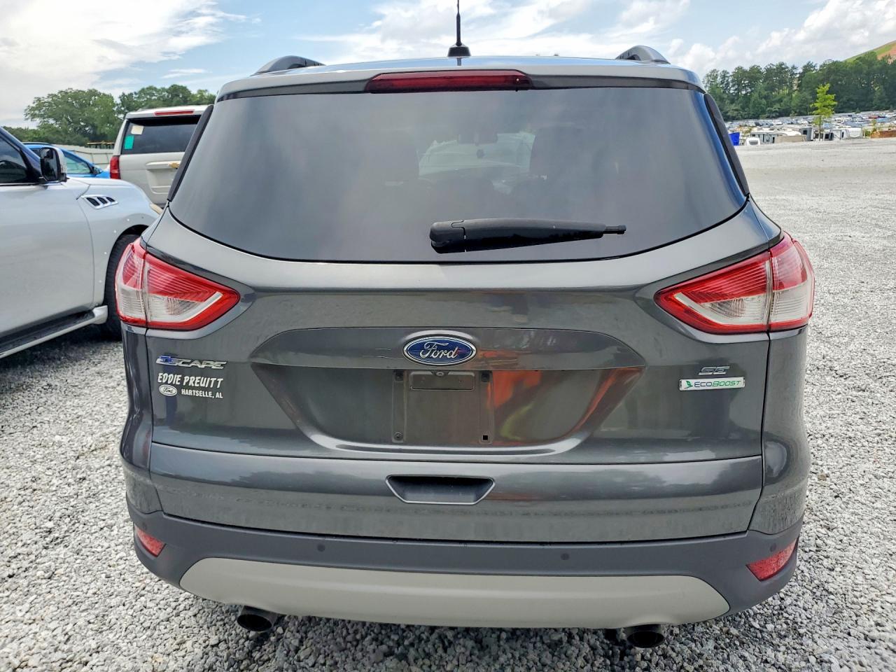 2015 Ford Escape Se Gray vin: 1FMCU0GX7FUB79834