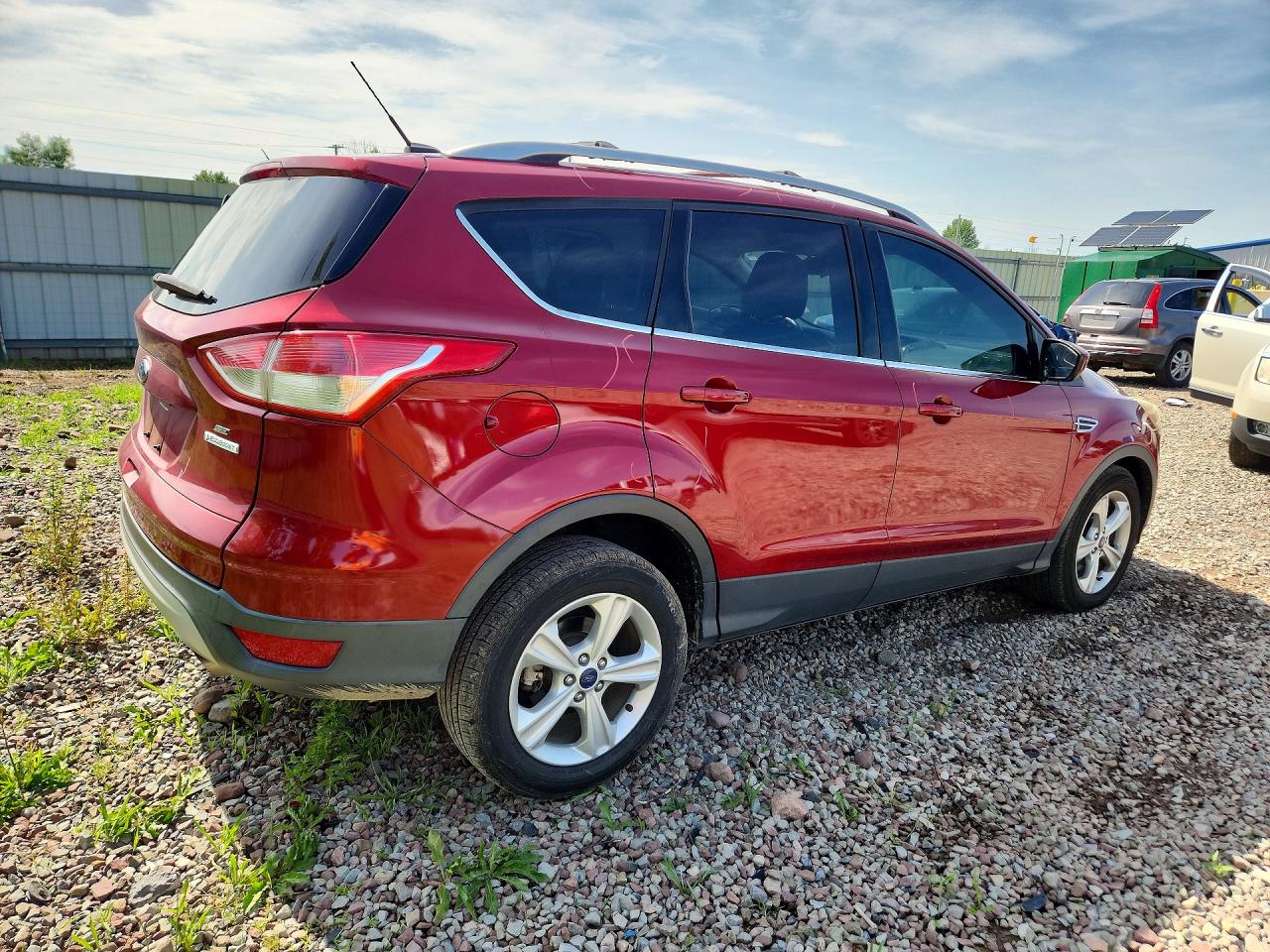 2015 Ford Escape Se Red vin: 1FMCU0GX7FUB87660