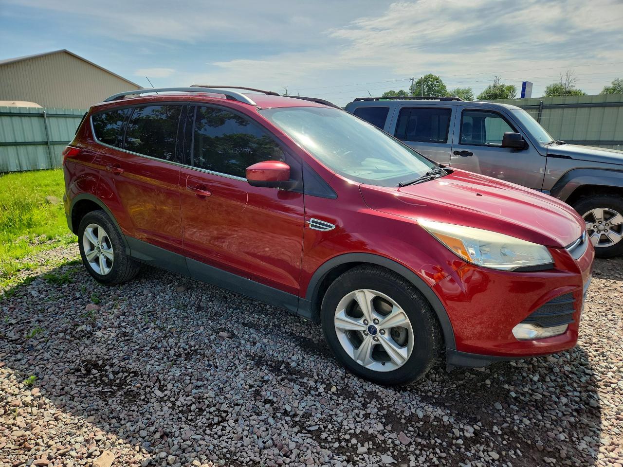 2015 Ford Escape Se Red vin: 1FMCU0GX7FUB87660