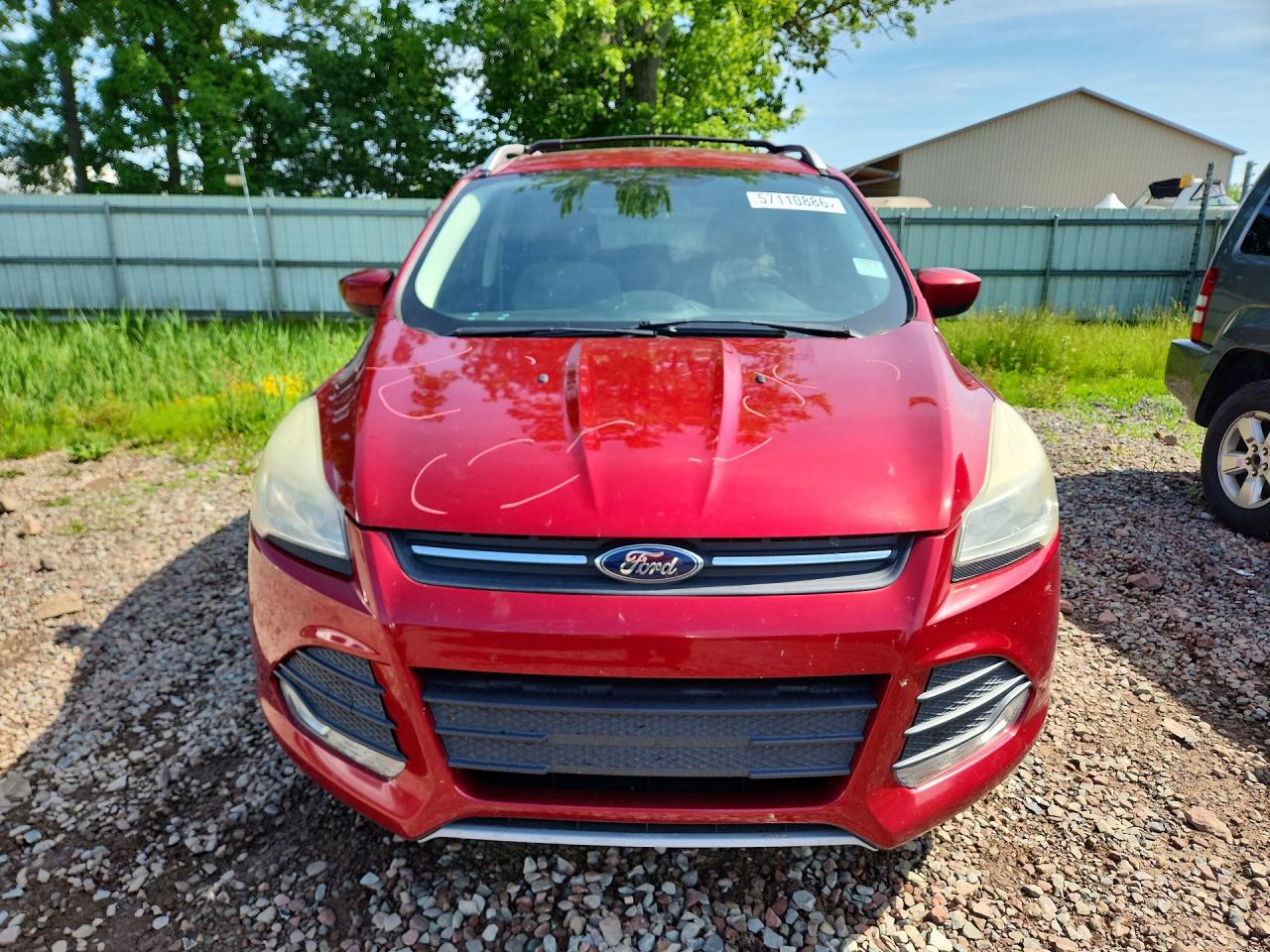 2015 Ford Escape Se Red vin: 1FMCU0GX7FUB87660