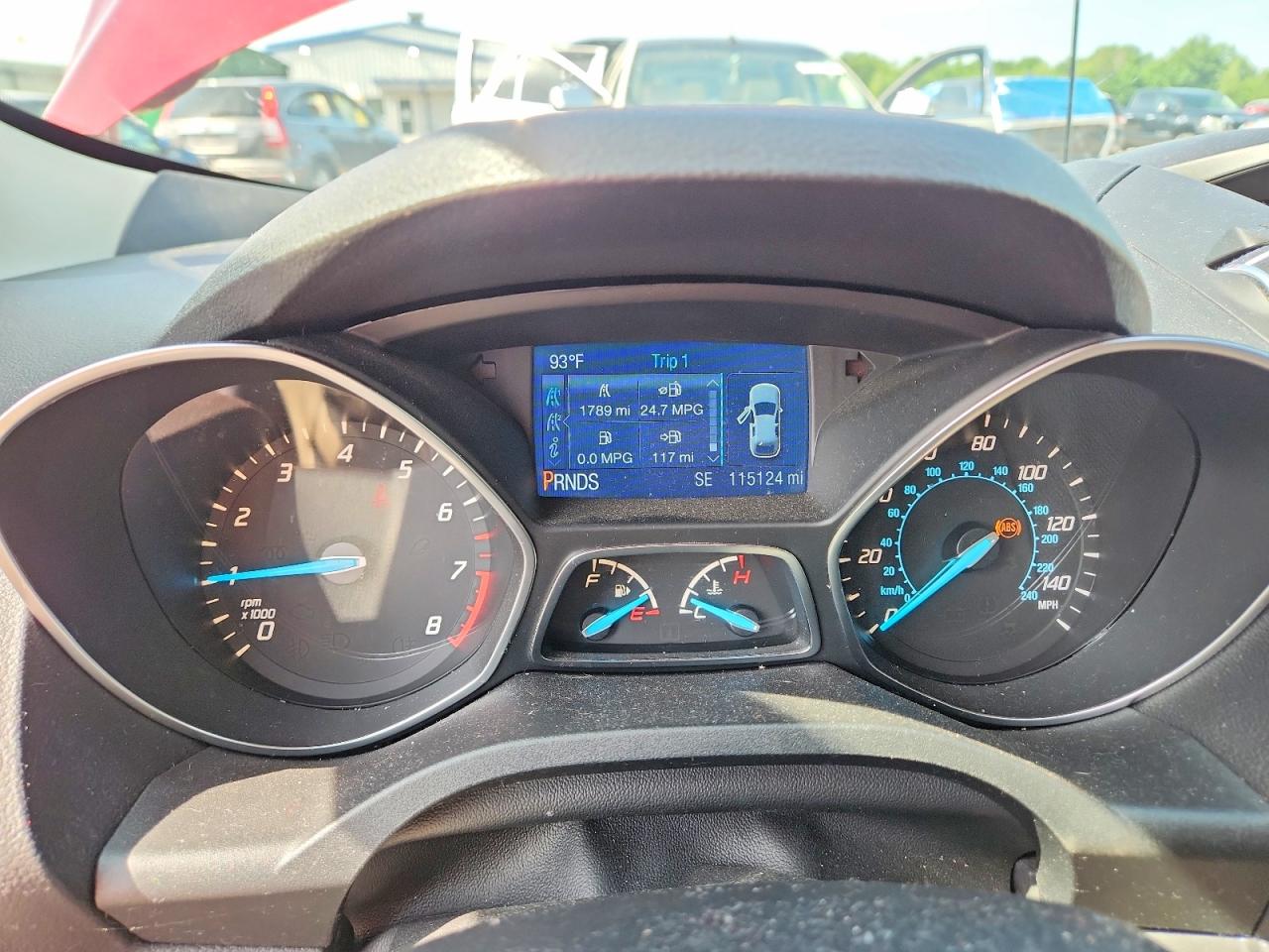 2015 Ford Escape Se Red vin: 1FMCU0GX7FUB87660