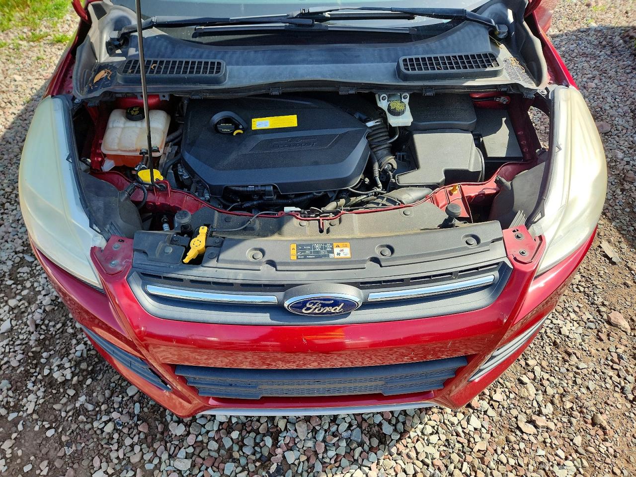 2015 Ford Escape Se Red vin: 1FMCU0GX7FUB87660