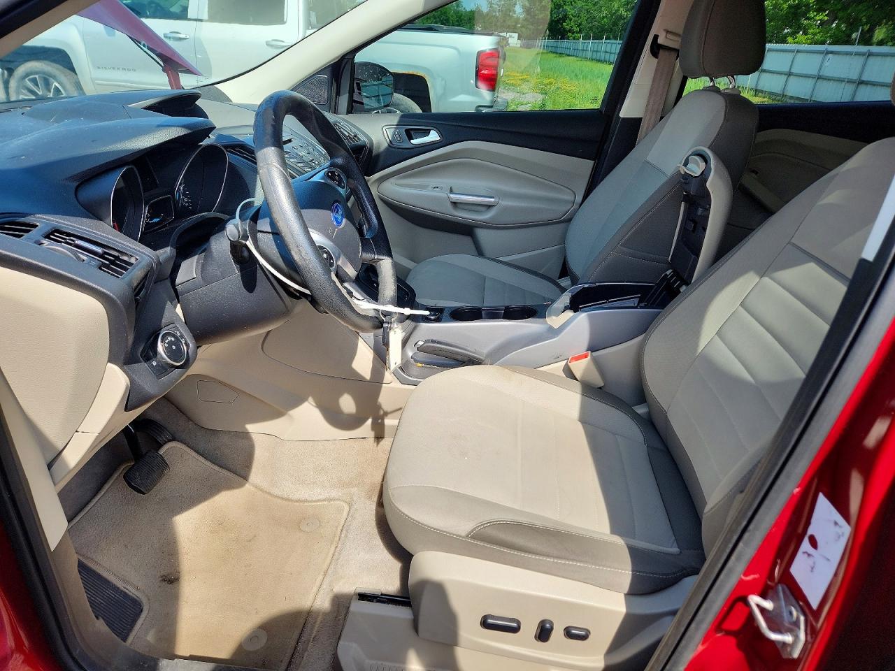 2015 Ford Escape Se Red vin: 1FMCU0GX7FUB87660
