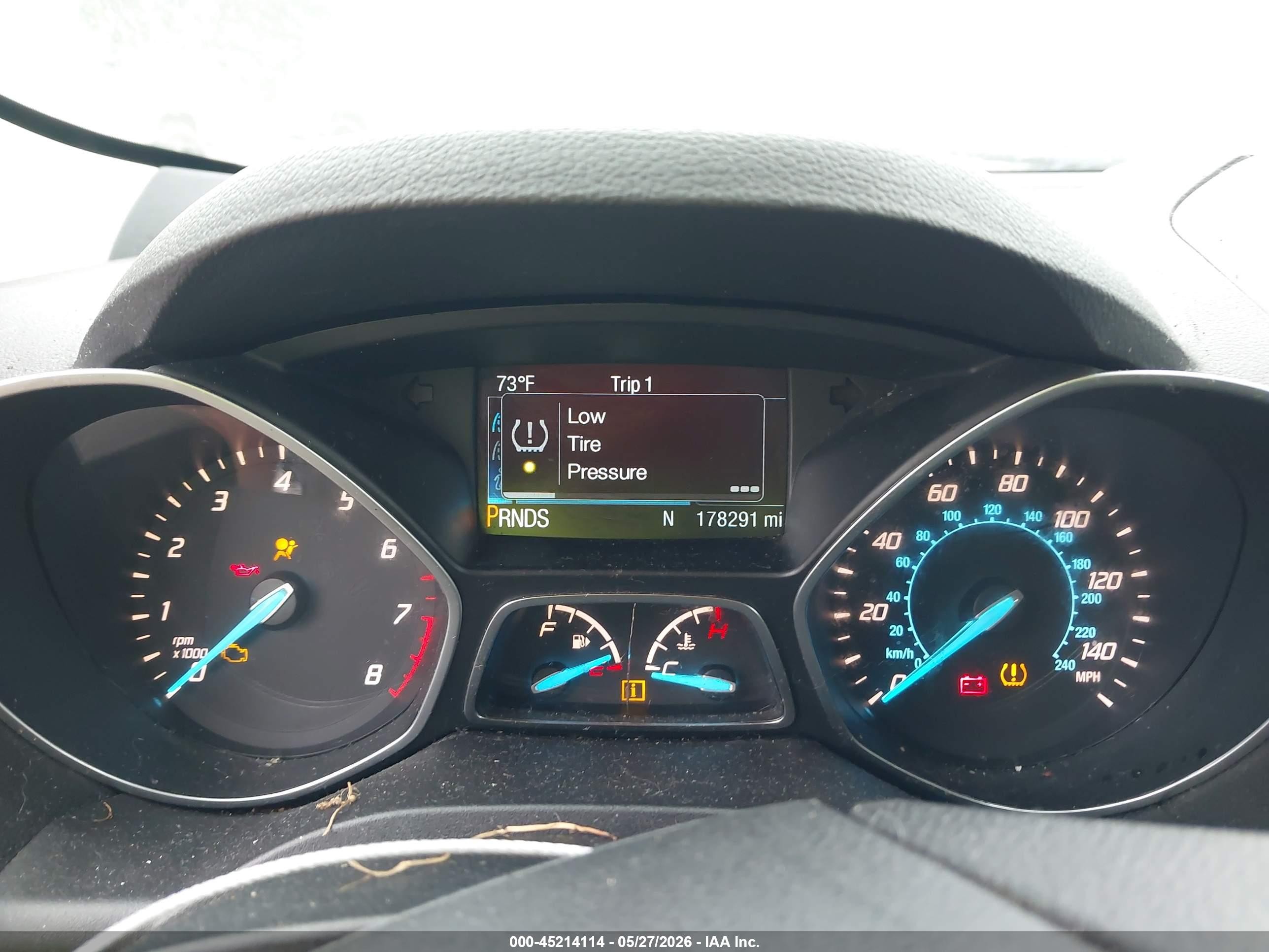 2015 Ford Escape Se White vin: 1FMCU0GX7FUB96679