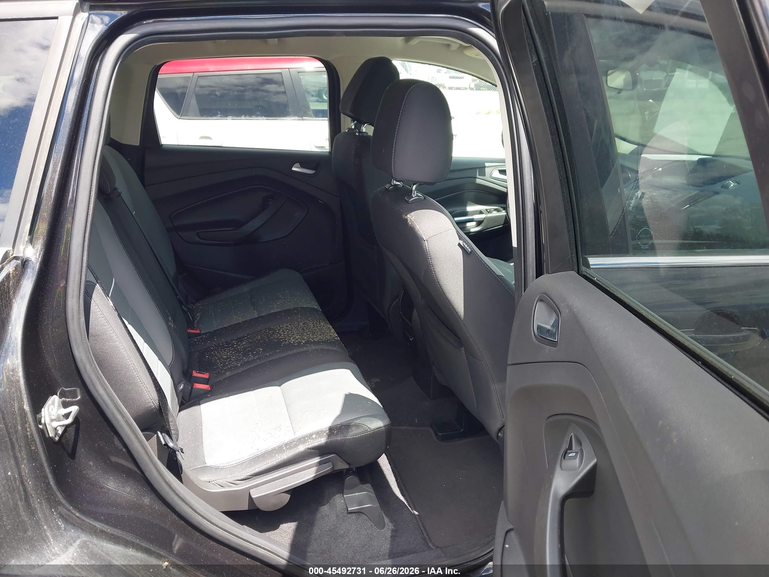 2015 Ford Escape Se Black vin: 1FMCU0GX7FUC17787