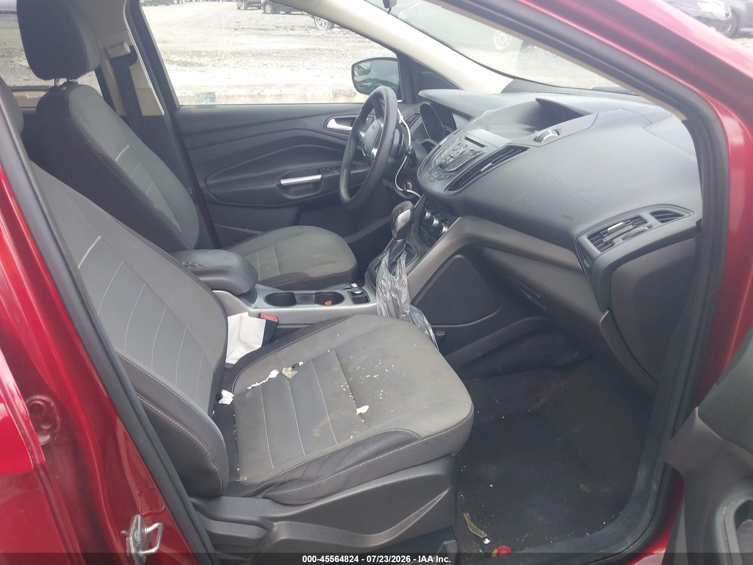 2015 Ford Escape Se Red vin: 1FMCU0GX7FUC19846