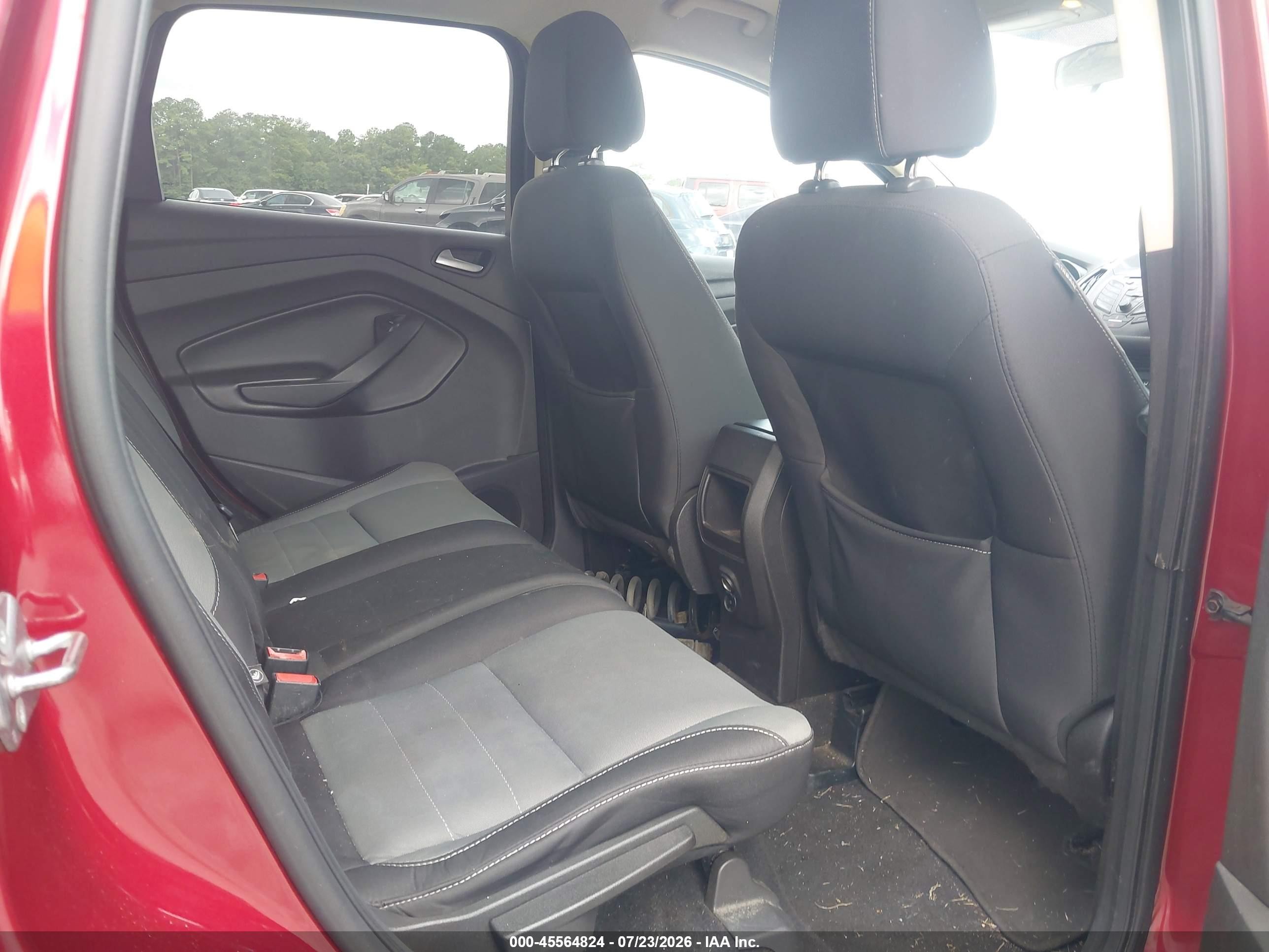 2015 Ford Escape Se Red vin: 1FMCU0GX7FUC19846