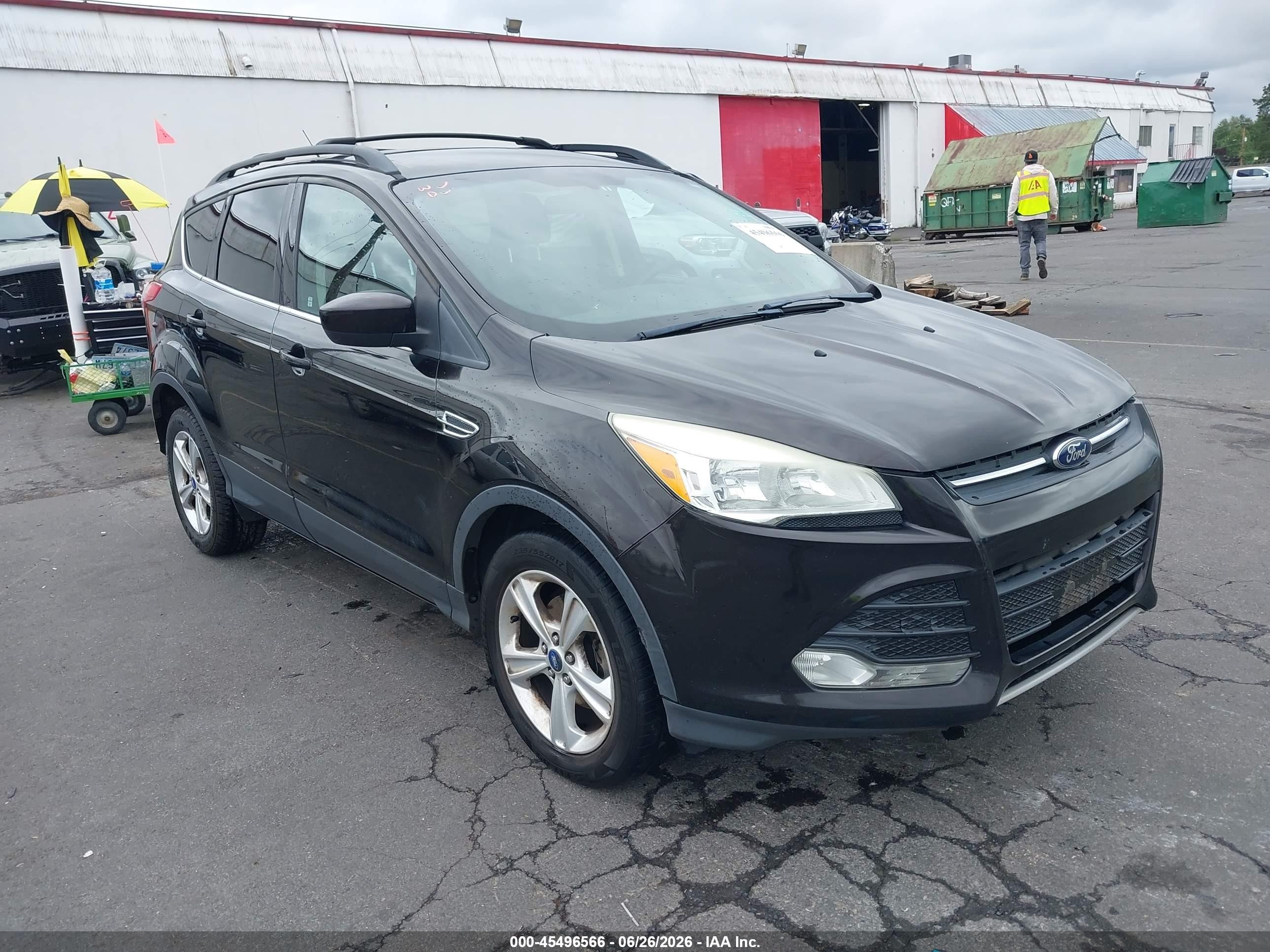2013 Ford Escape Se Black vin: 1FMCU0GX8DUA78668