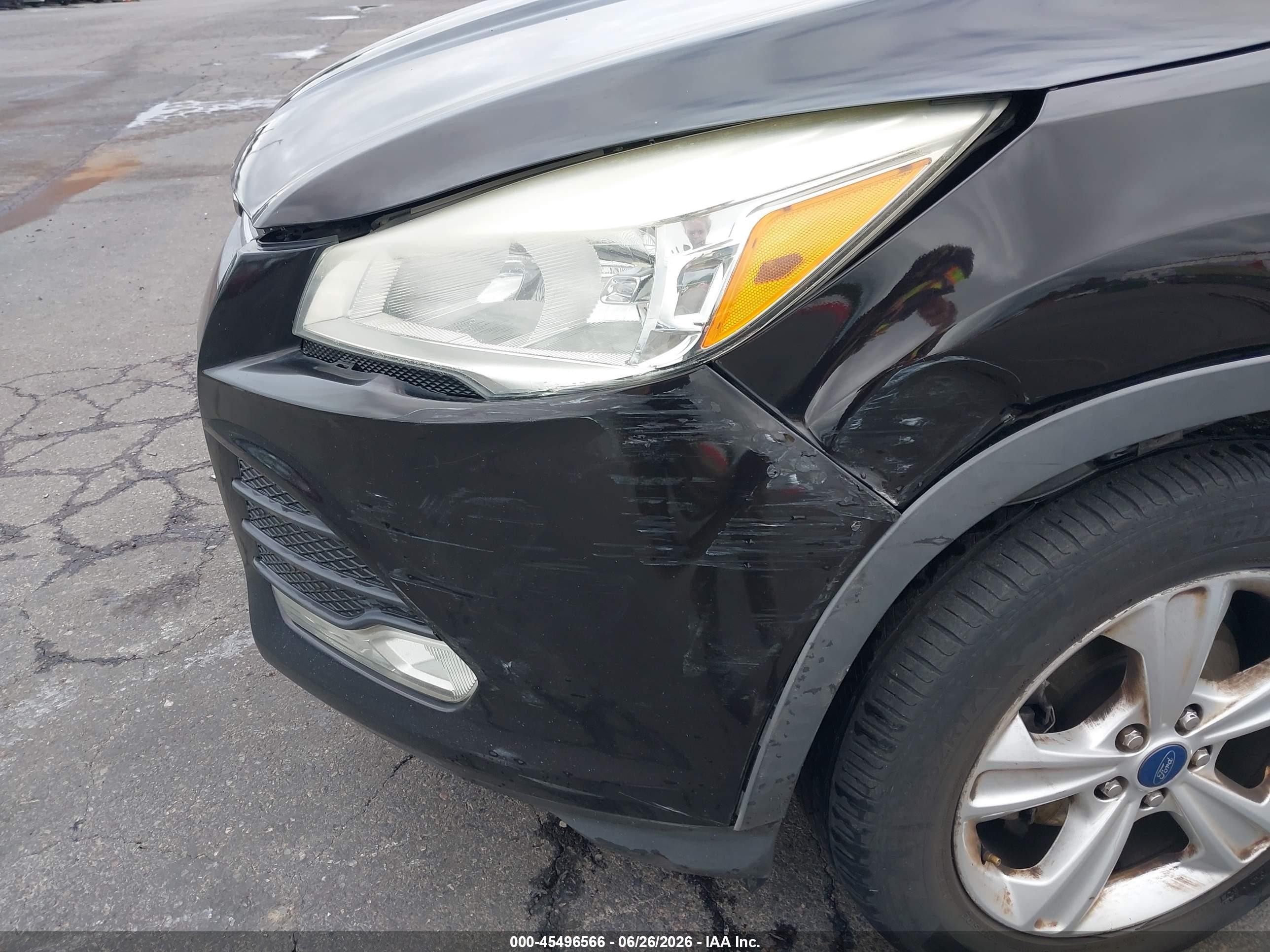 2013 Ford Escape Se Черный vin: 1FMCU0GX8DUA78668