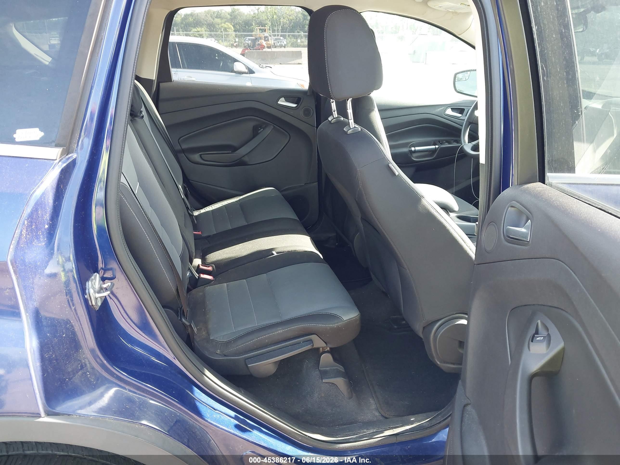 2013 Ford Escape Se Blue vin: 1FMCU0GX8DUB06288
