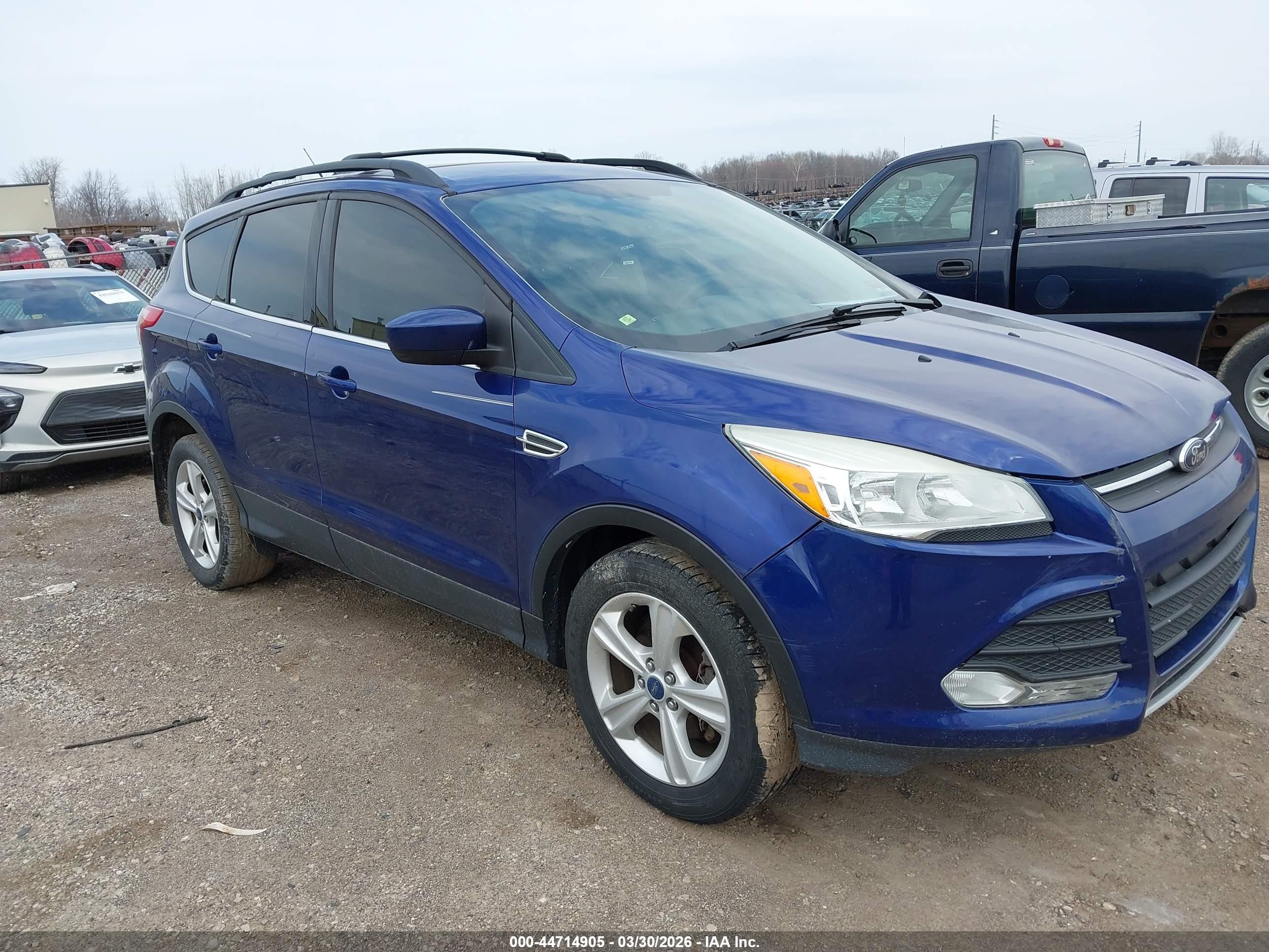 2013 Ford Escape Se Blue vin: 1FMCU0GX8DUB22068