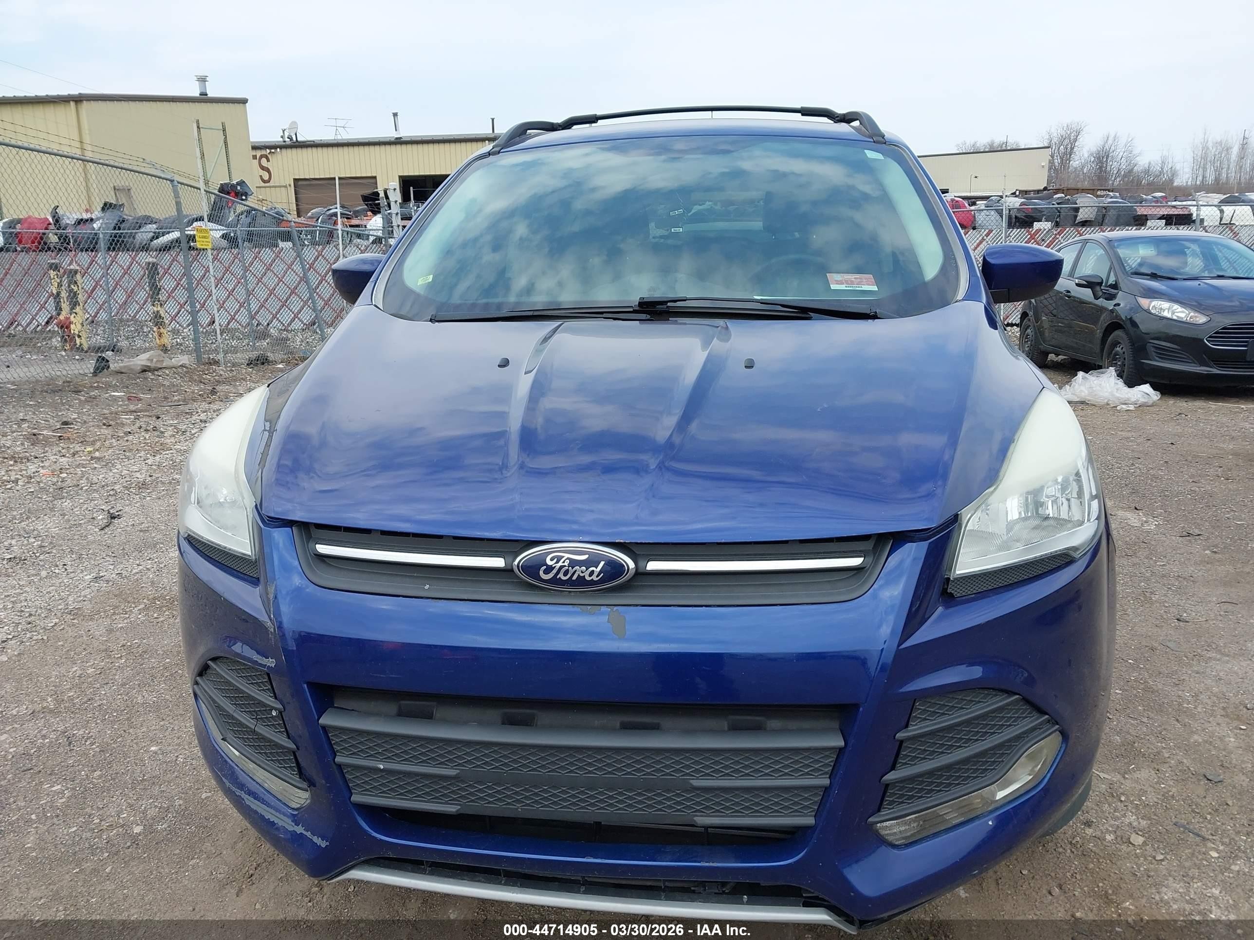 2013 Ford Escape Se Blue vin: 1FMCU0GX8DUB22068