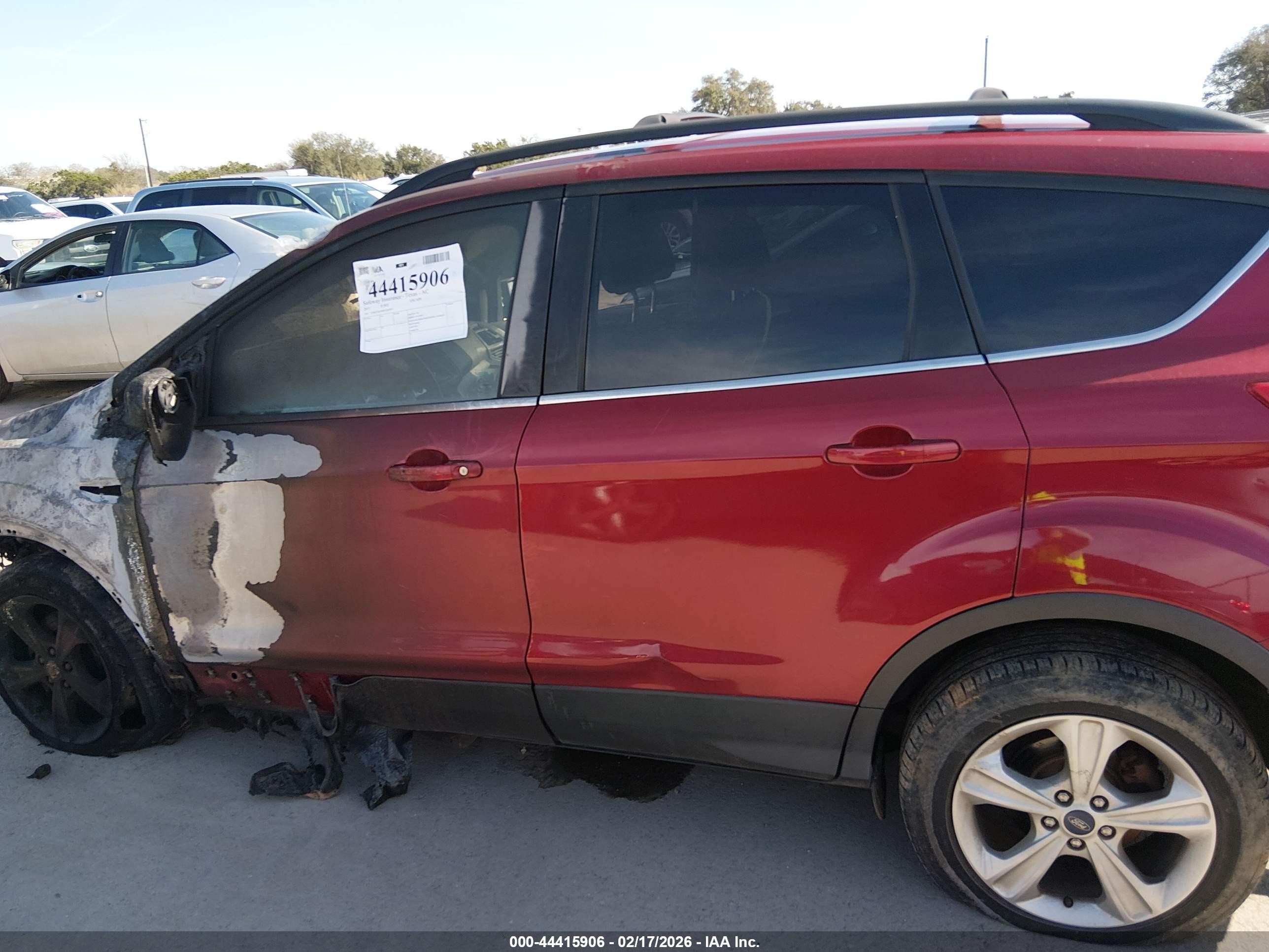 2013 Ford Escape Se Red vin: 1FMCU0GX8DUB69021