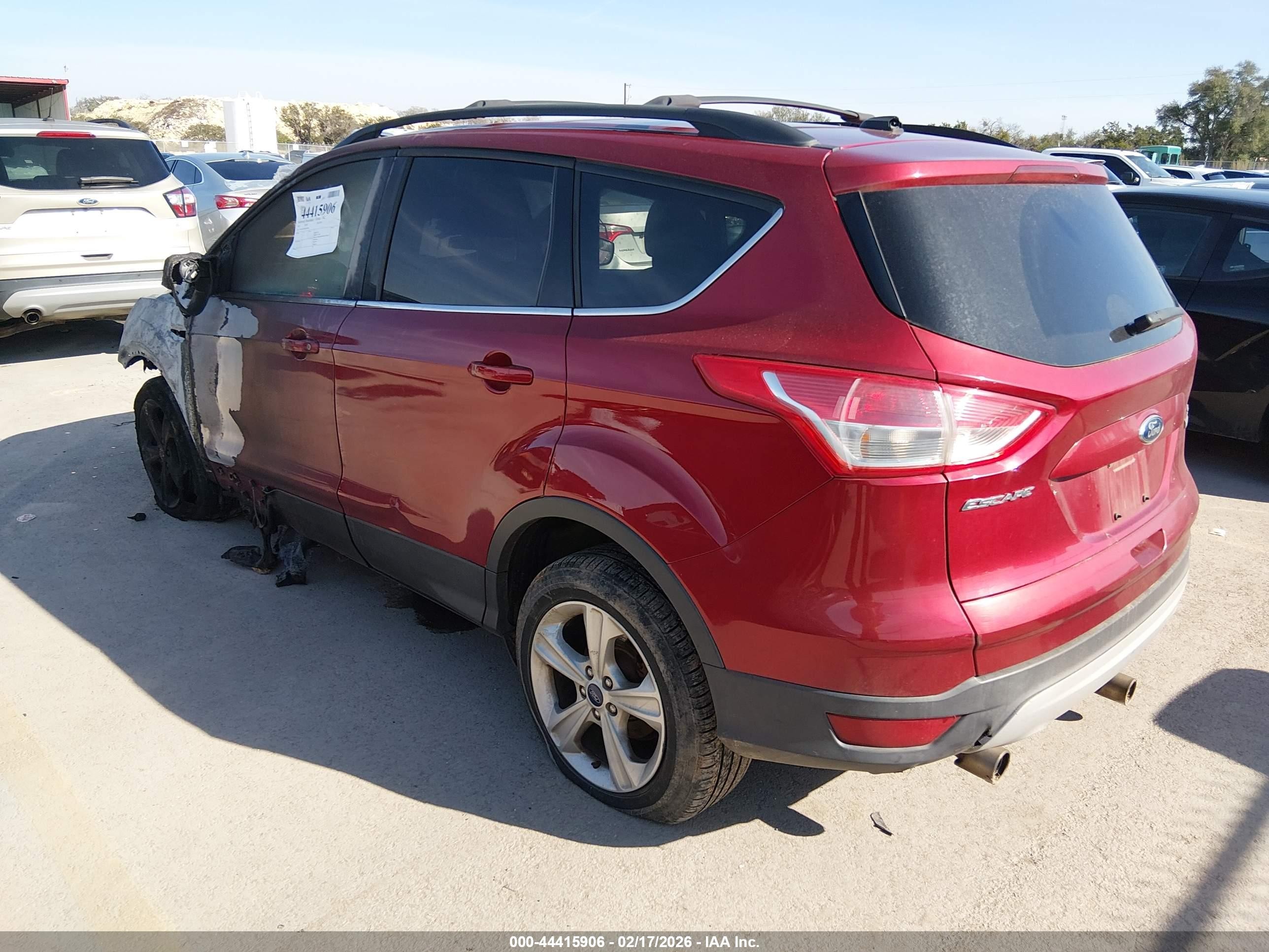 2013 Ford Escape Se Red vin: 1FMCU0GX8DUB69021