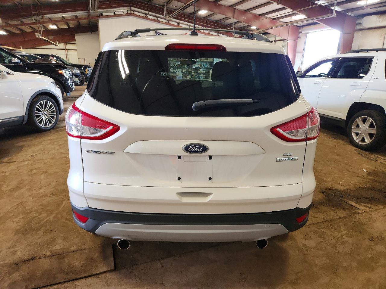 2013 Ford Escape Se White vin: 1FMCU0GX8DUB74073