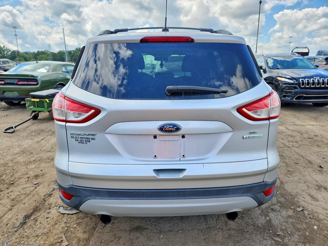 2013 Ford Escape Se Silver vin: 1FMCU0GX8DUB77412