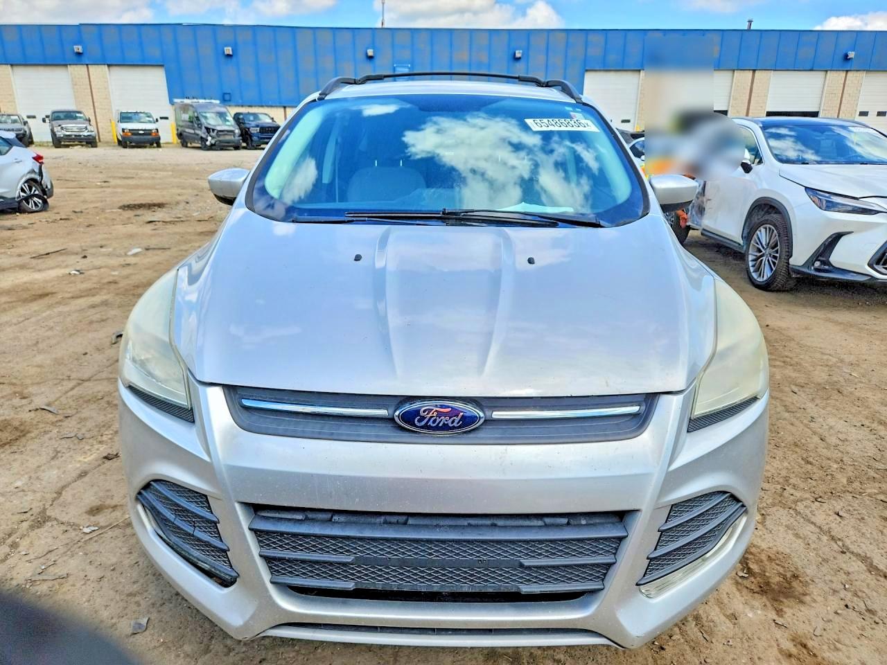 2013 Ford Escape Se Silver vin: 1FMCU0GX8DUB77412