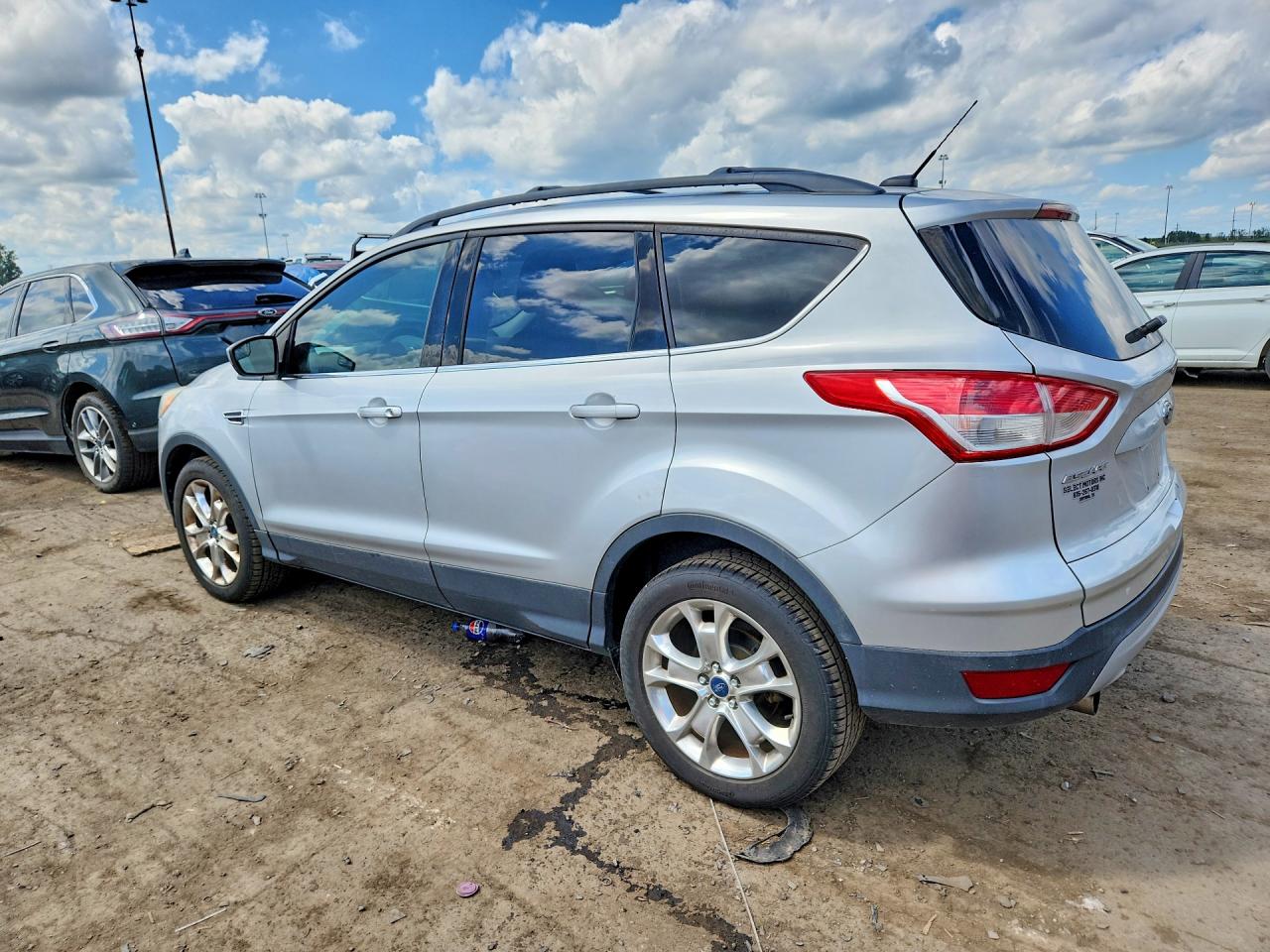 2013 Ford Escape Se Silver vin: 1FMCU0GX8DUB77412