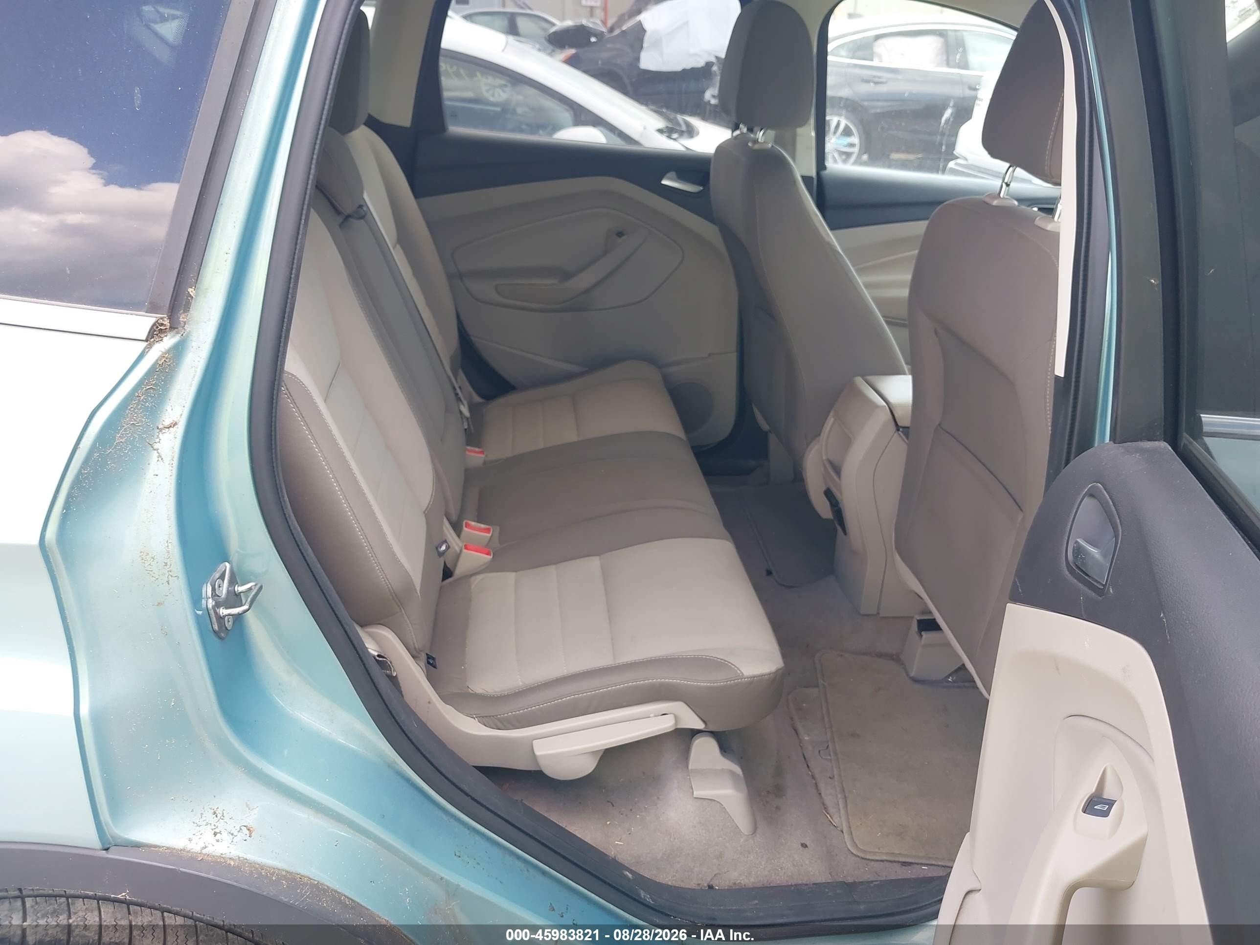 2013 Ford Escape Se Turquoise vin: 1FMCU0GX8DUC12112