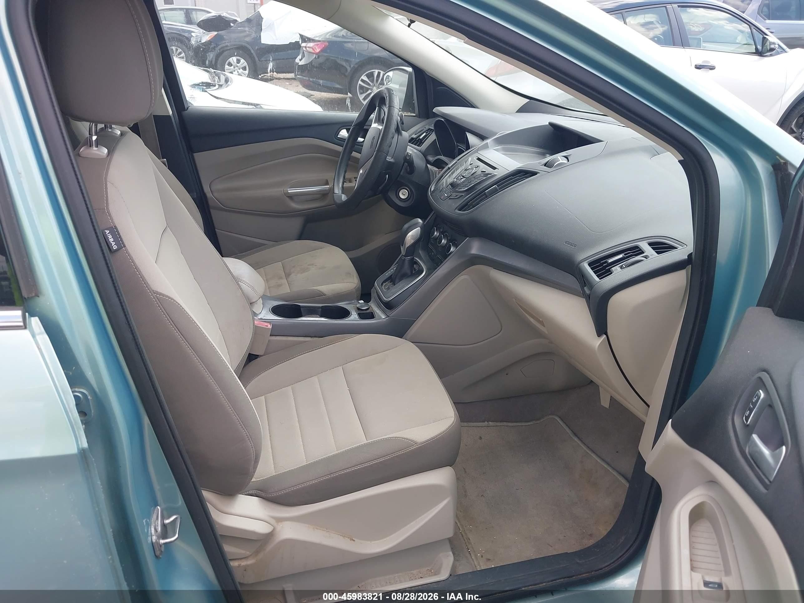 2013 Ford Escape Se Turquoise vin: 1FMCU0GX8DUC12112