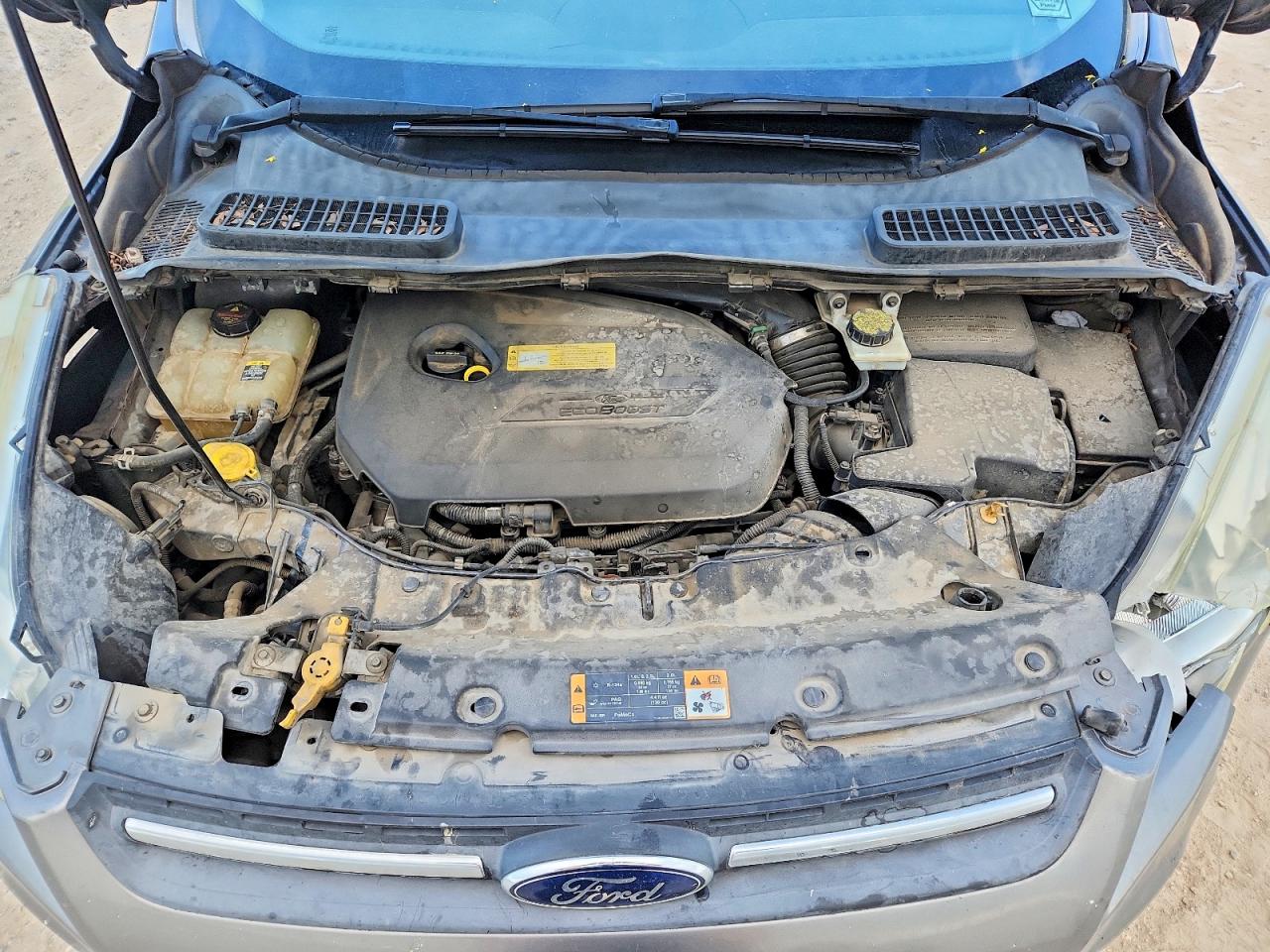 2013 Ford Escape Se Gray vin: 1FMCU0GX8DUC34479