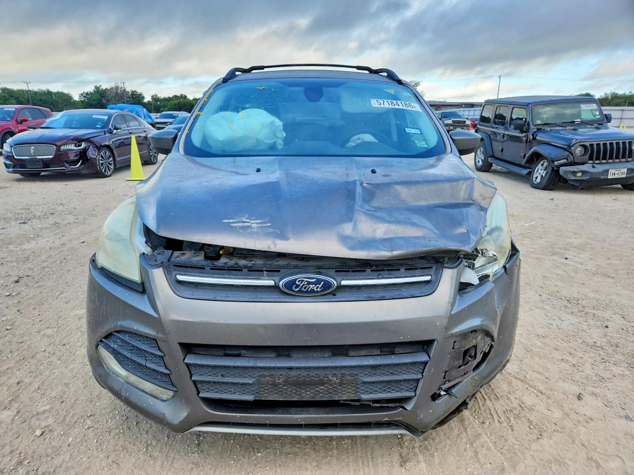 2013 Ford Escape Se Gray vin: 1FMCU0GX8DUC34479