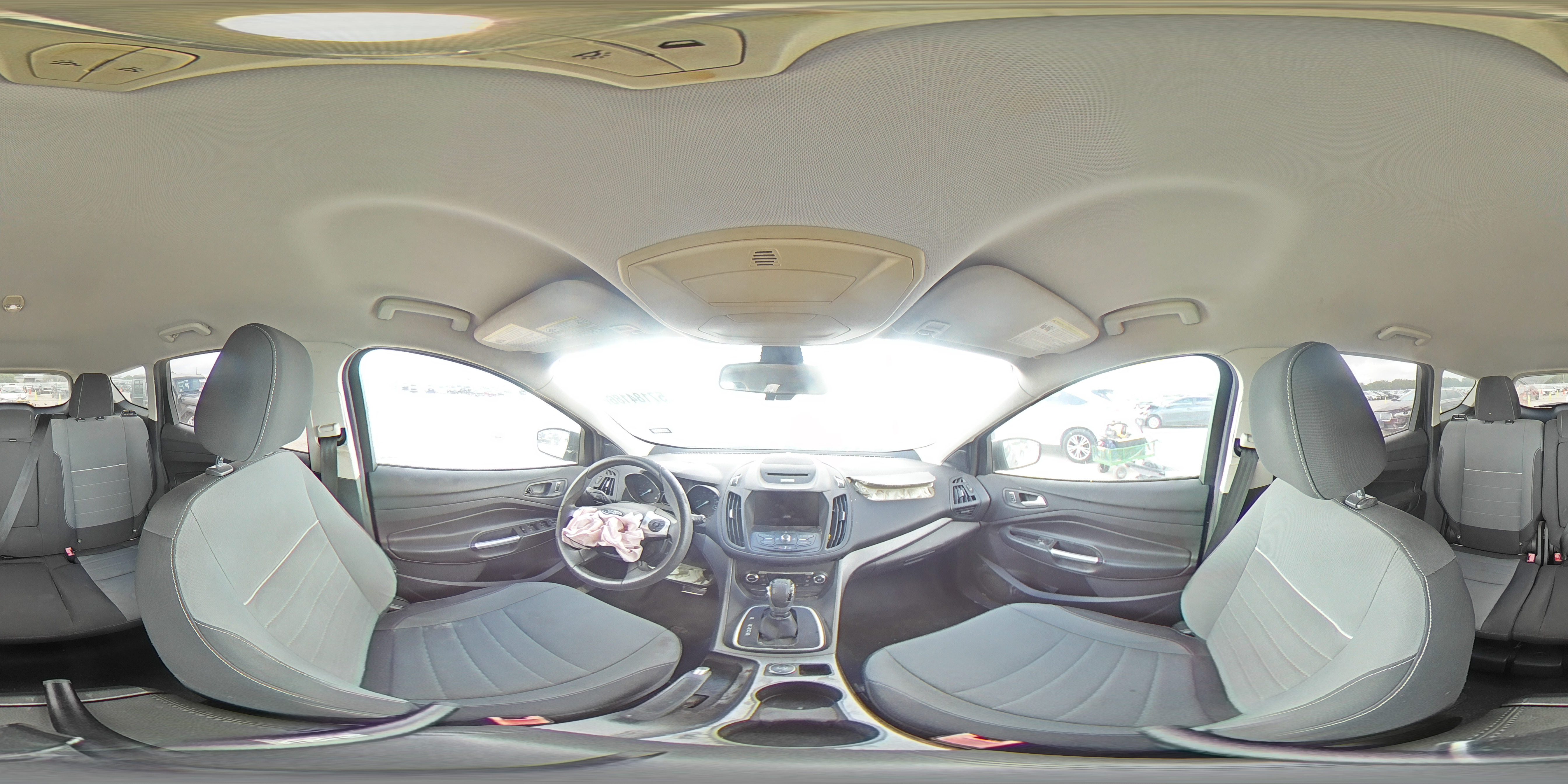 2013 Ford Escape Se Gray vin: 1FMCU0GX8DUC34479