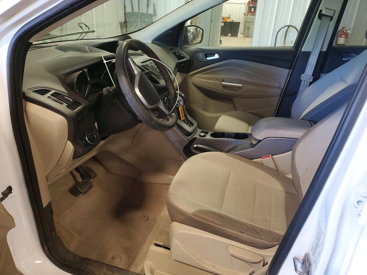 2013 Ford Escape Se White vin: 1FMCU0GX8DUC34823