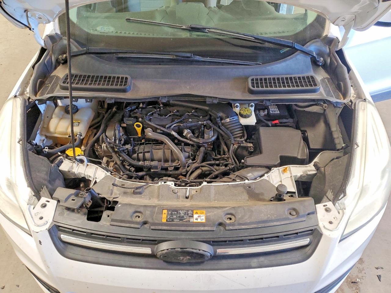 2013 Ford Escape Se White vin: 1FMCU0GX8DUC34823