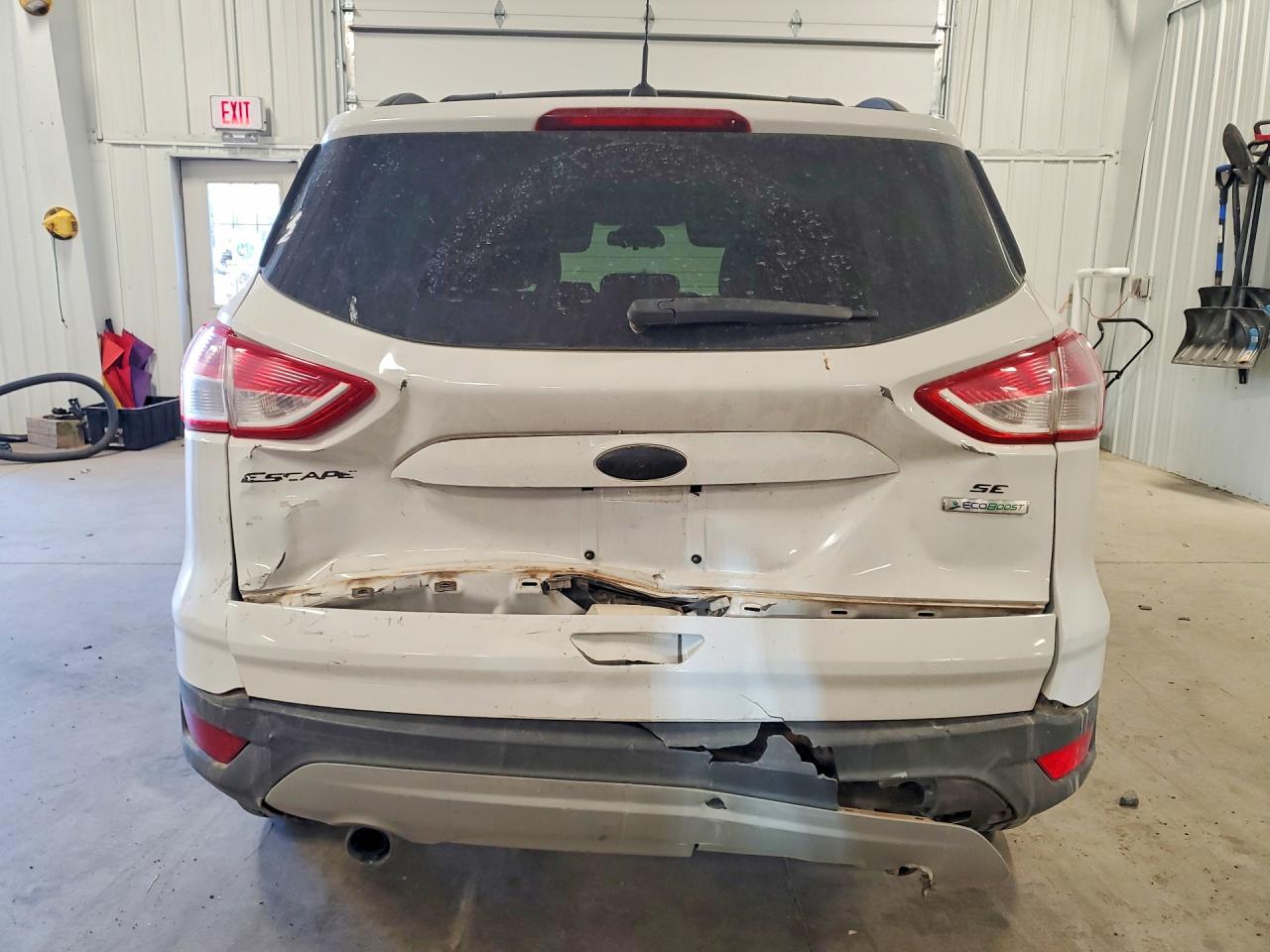 2013 Ford Escape Se White vin: 1FMCU0GX8DUC34823