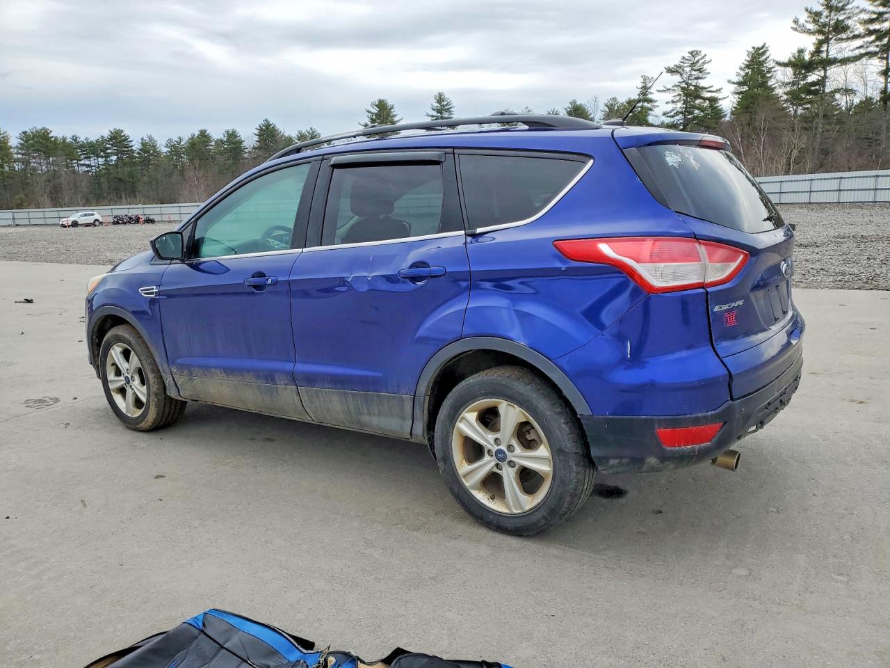 2013 Ford Escape Se Blue vin: 1FMCU0GX8DUC53484