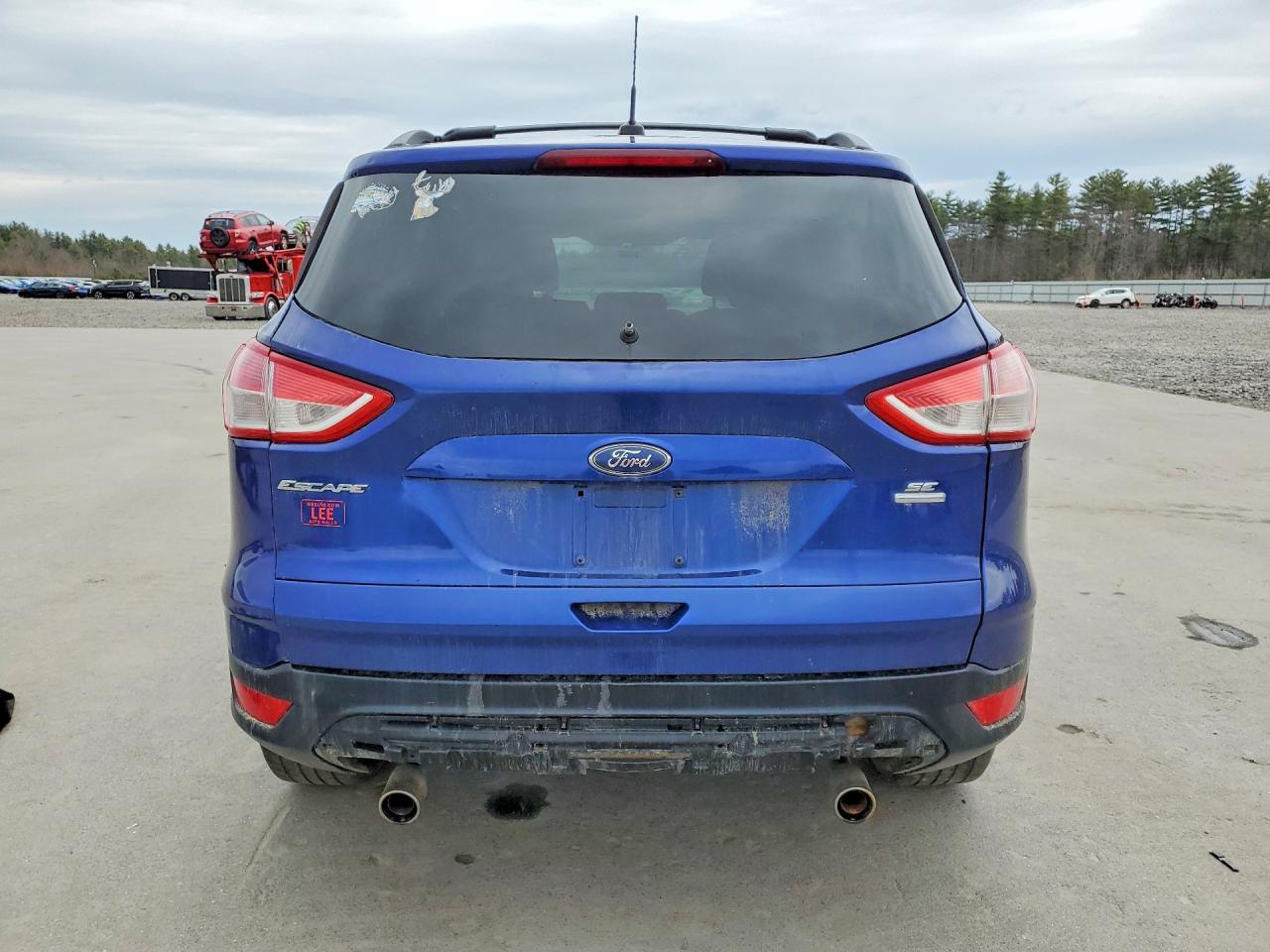2013 Ford Escape Se Blue vin: 1FMCU0GX8DUC53484