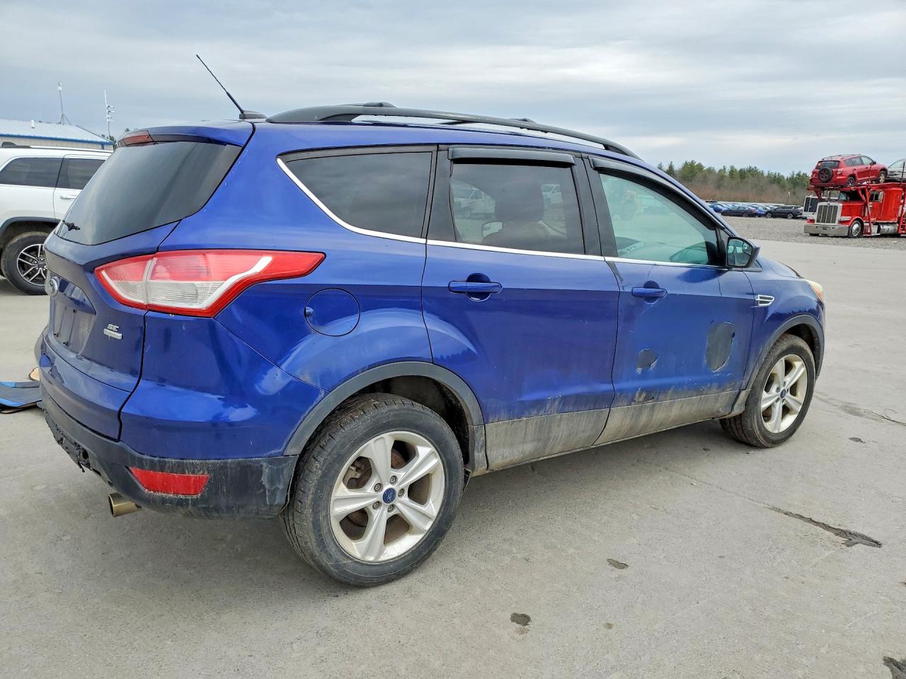 2013 Ford Escape Se Blue vin: 1FMCU0GX8DUC53484