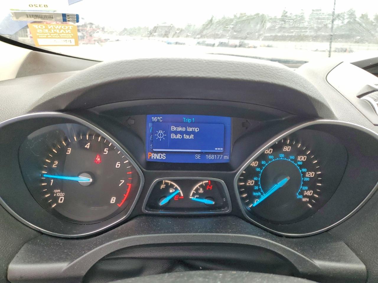 2013 Ford Escape Se Blue vin: 1FMCU0GX8DUC53484
