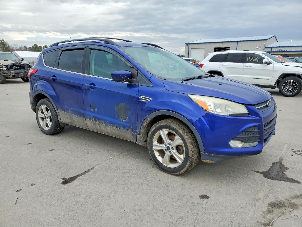 2013 Ford Escape Se Blue vin: 1FMCU0GX8DUC53484