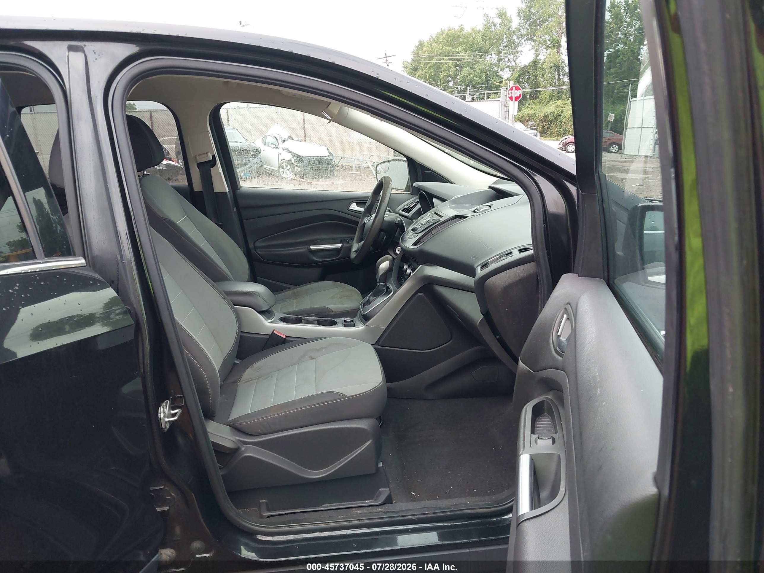 2013 Ford Escape Se Black vin: 1FMCU0GX8DUC84282