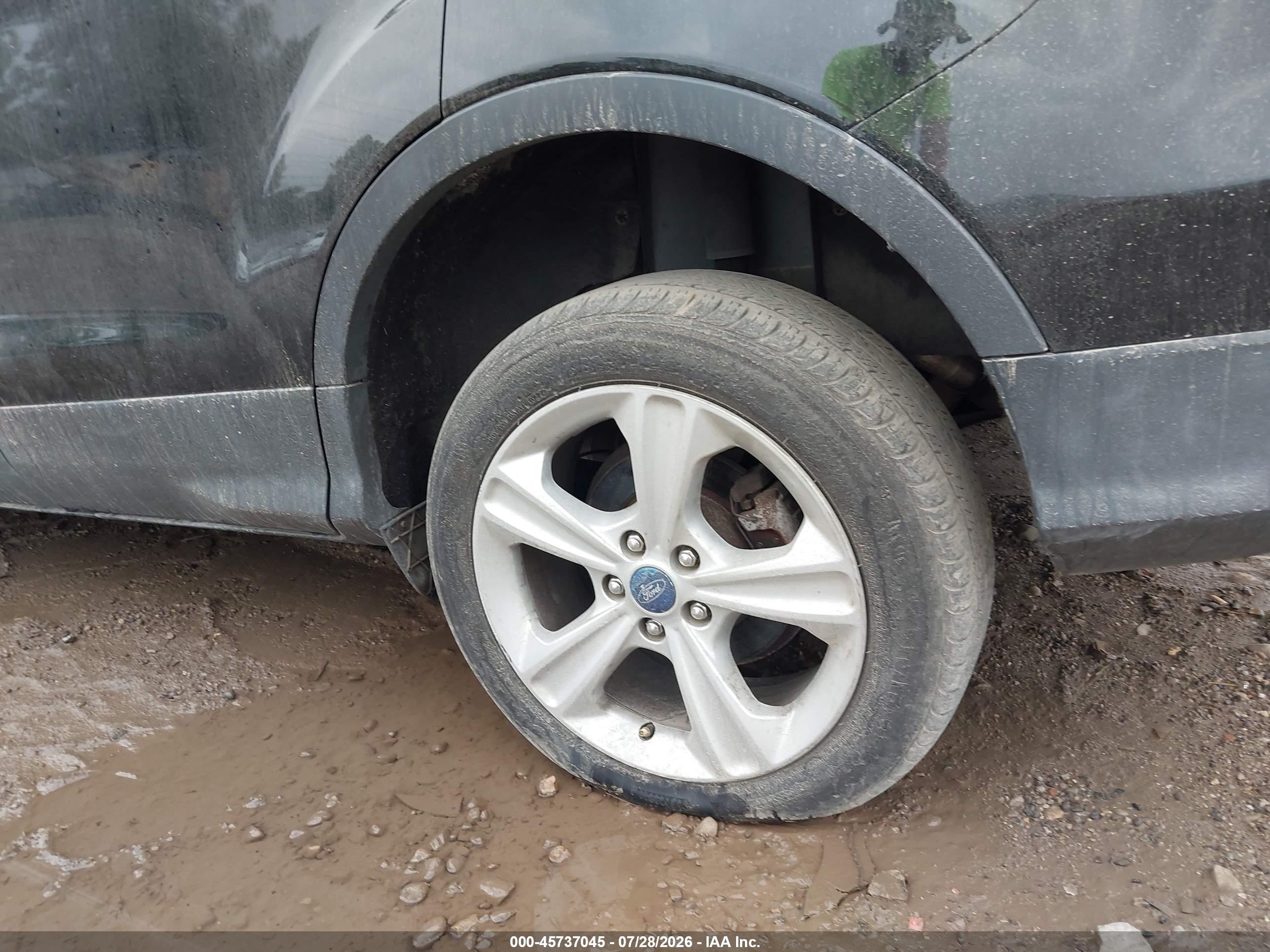 2013 Ford Escape Se Black vin: 1FMCU0GX8DUC84282