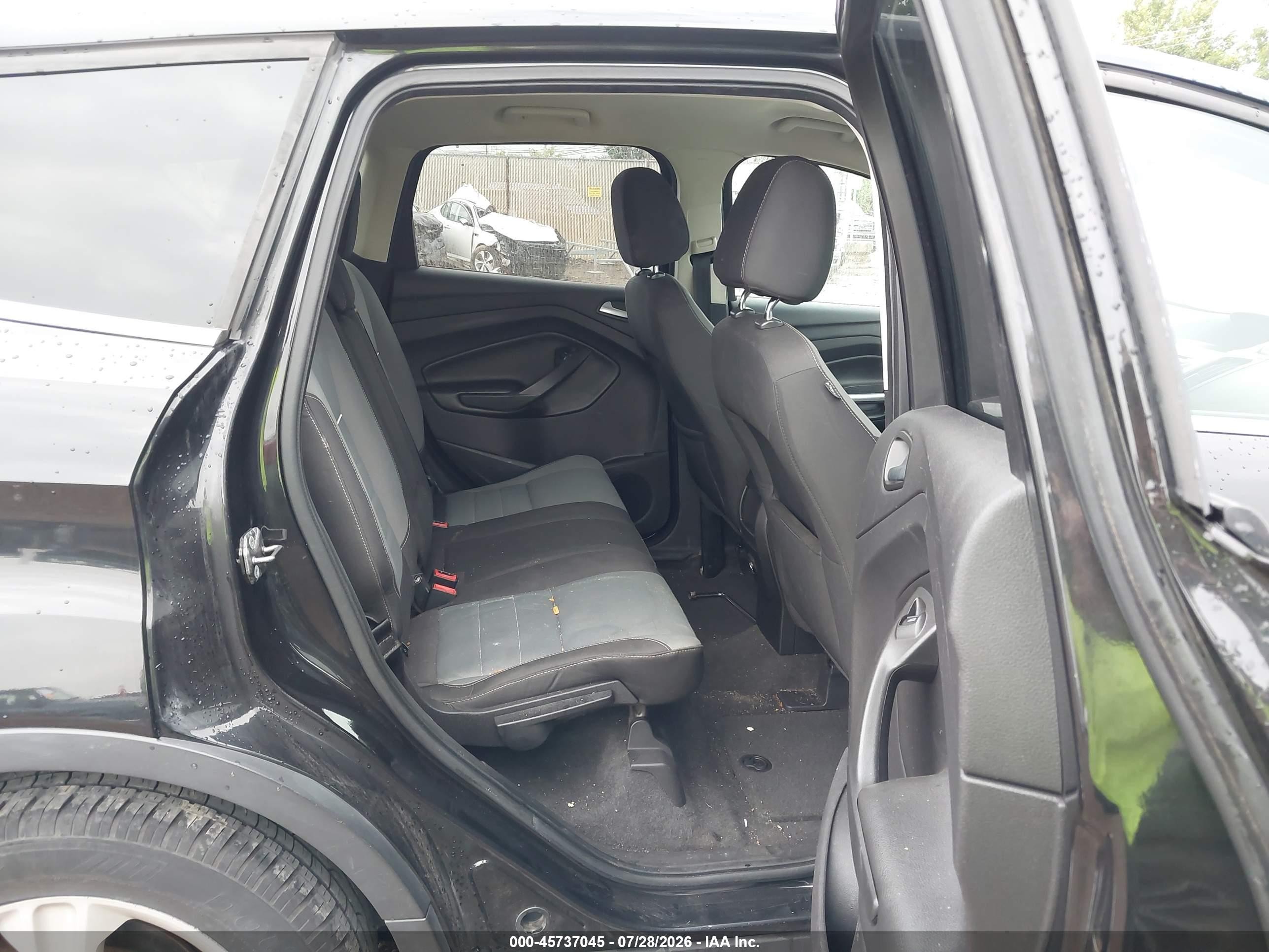 2013 Ford Escape Se Black vin: 1FMCU0GX8DUC84282