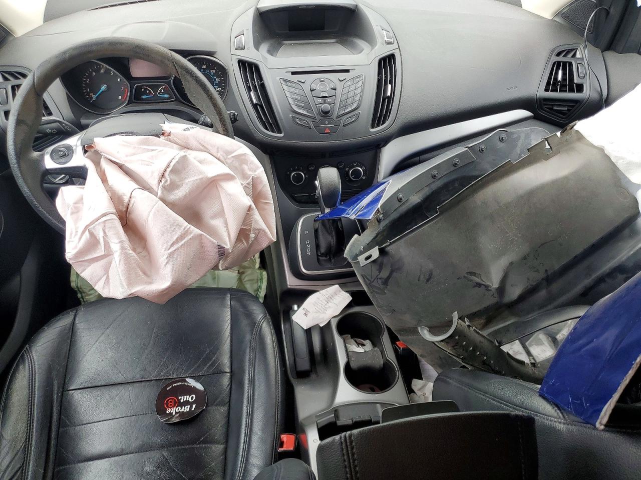 2013 Ford Escape Se Blue vin: 1FMCU0GX8DUC92527