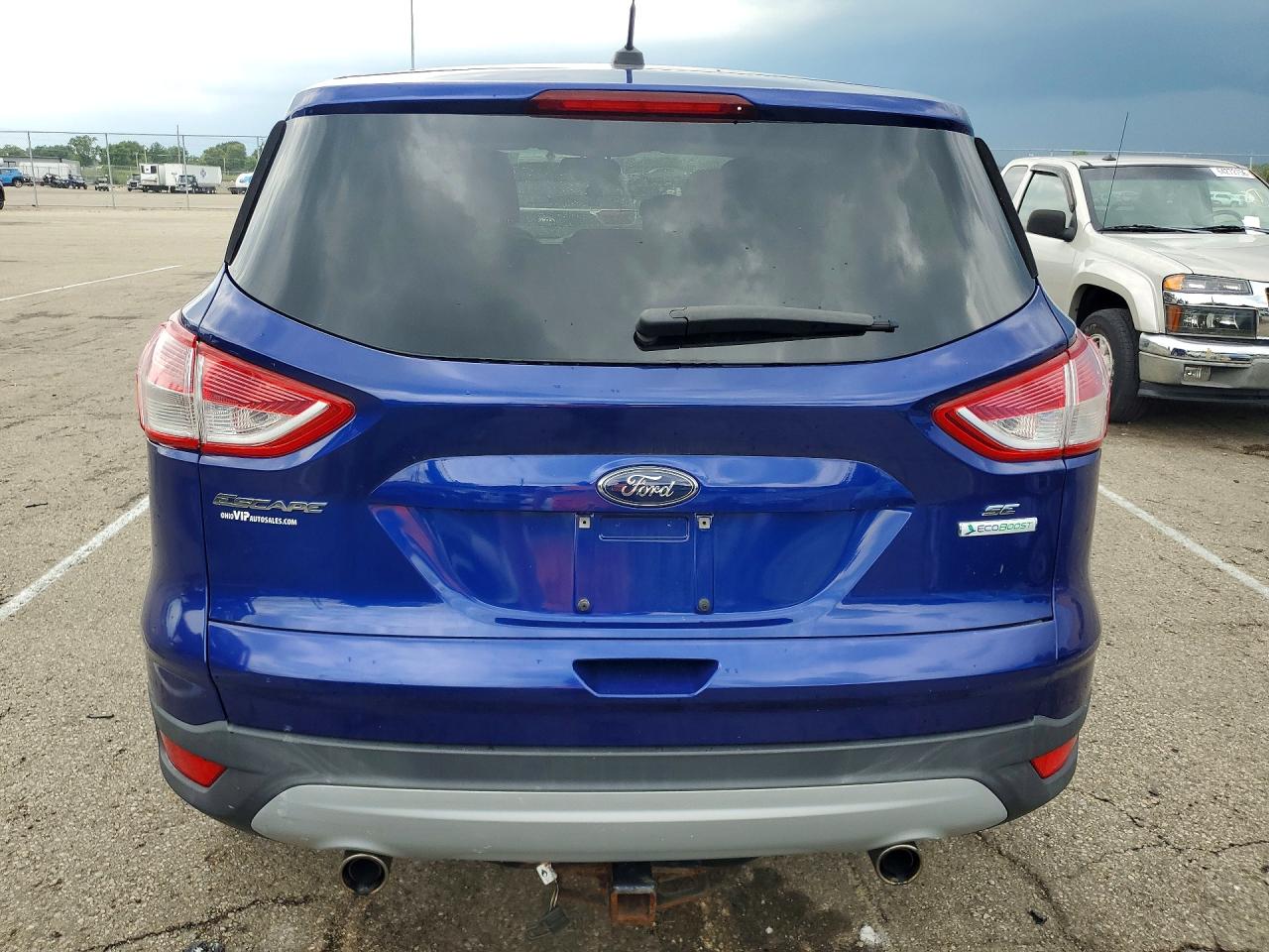 2013 Ford Escape Se Blue vin: 1FMCU0GX8DUC92527