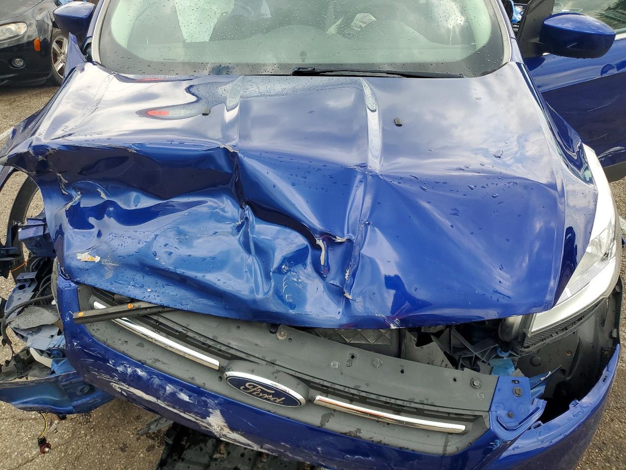 2013 Ford Escape Se Blue vin: 1FMCU0GX8DUC92527