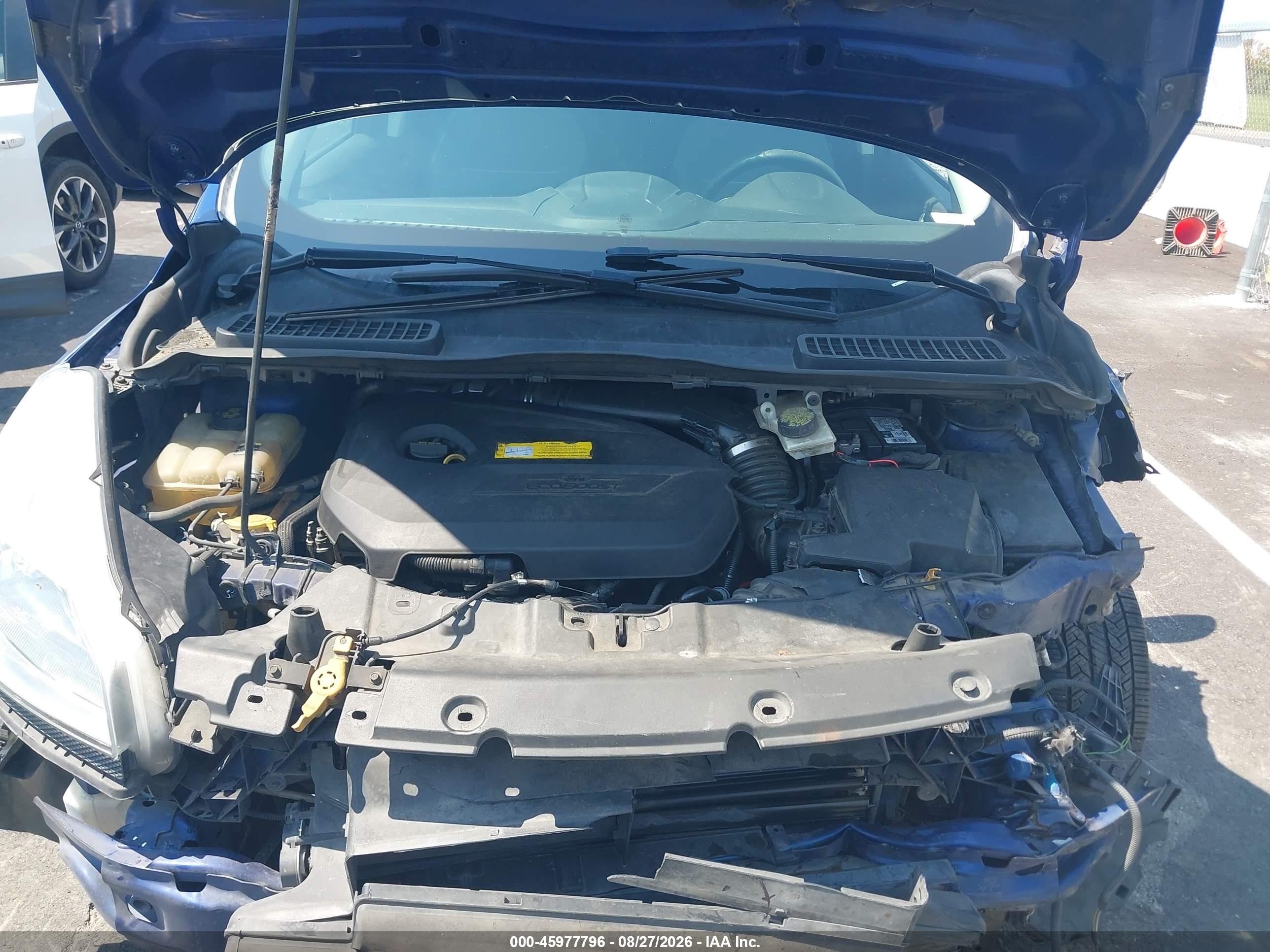 2013 Ford Escape Se Blue vin: 1FMCU0GX8DUD09276