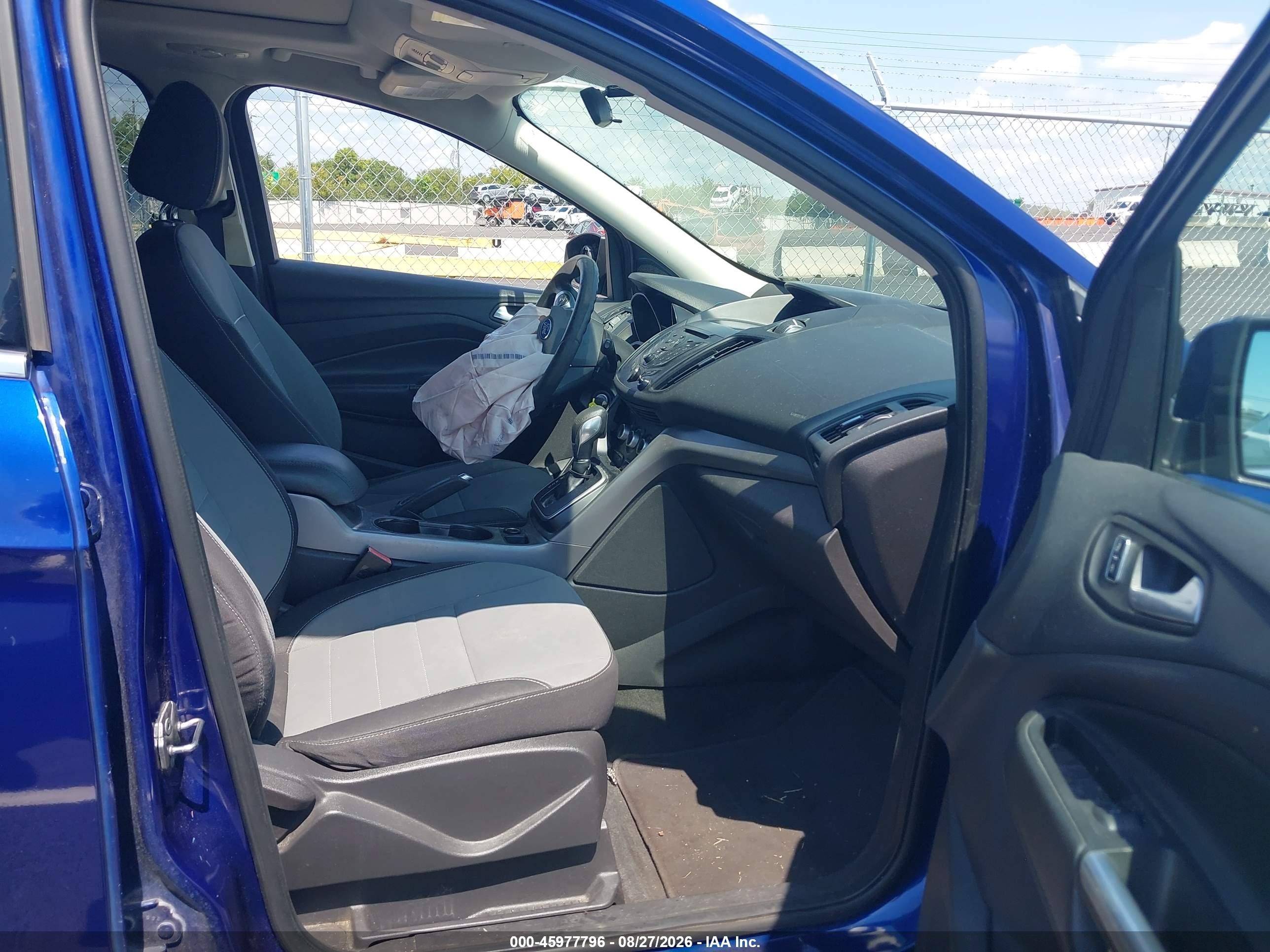 2013 Ford Escape Se Blue vin: 1FMCU0GX8DUD09276