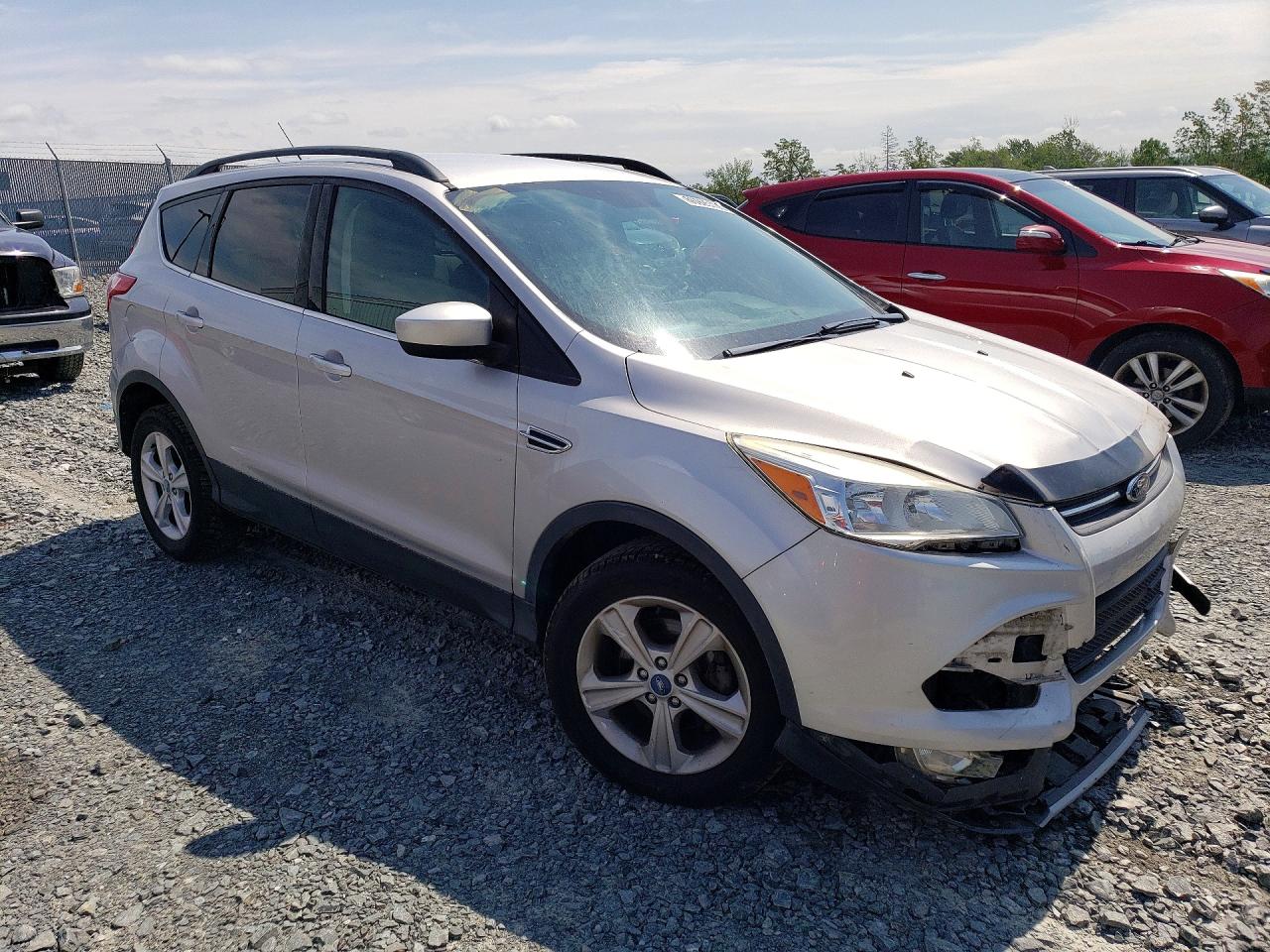 2013 Ford Escape Se Silver vin: 1FMCU0GX8DUD27700