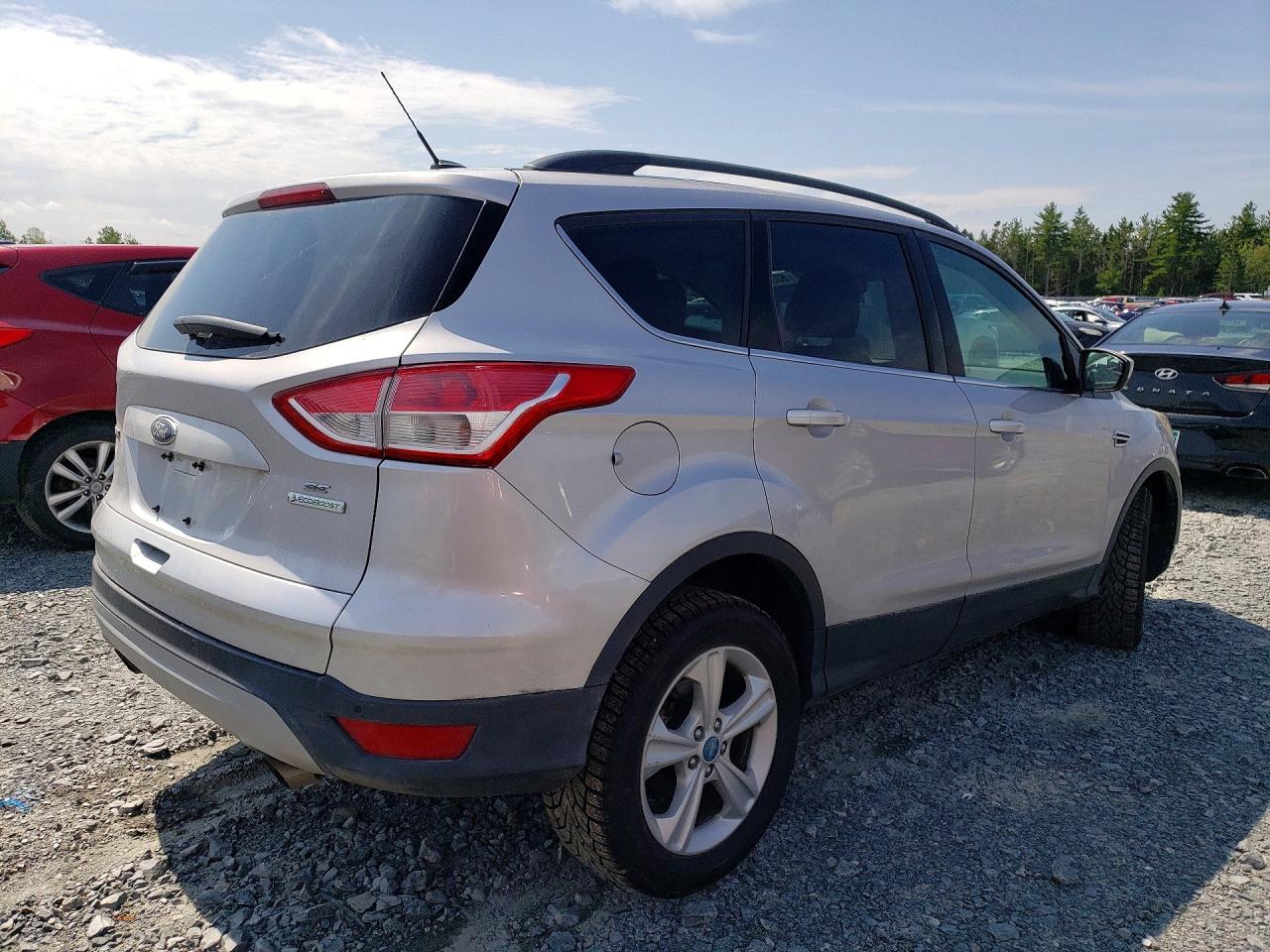 2013 Ford Escape Se Silver vin: 1FMCU0GX8DUD27700