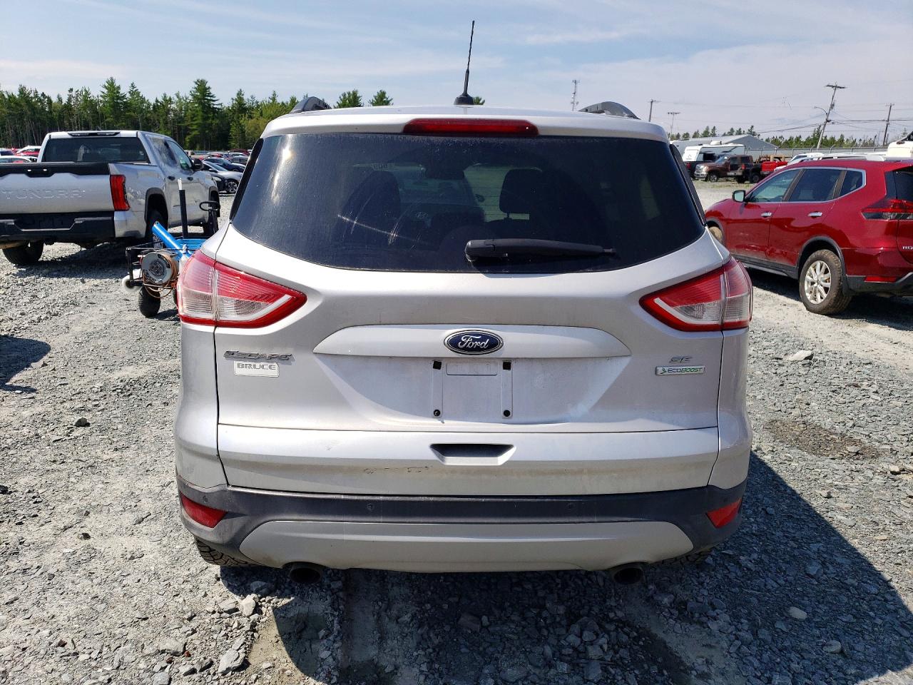 2013 Ford Escape Se Silver vin: 1FMCU0GX8DUD27700