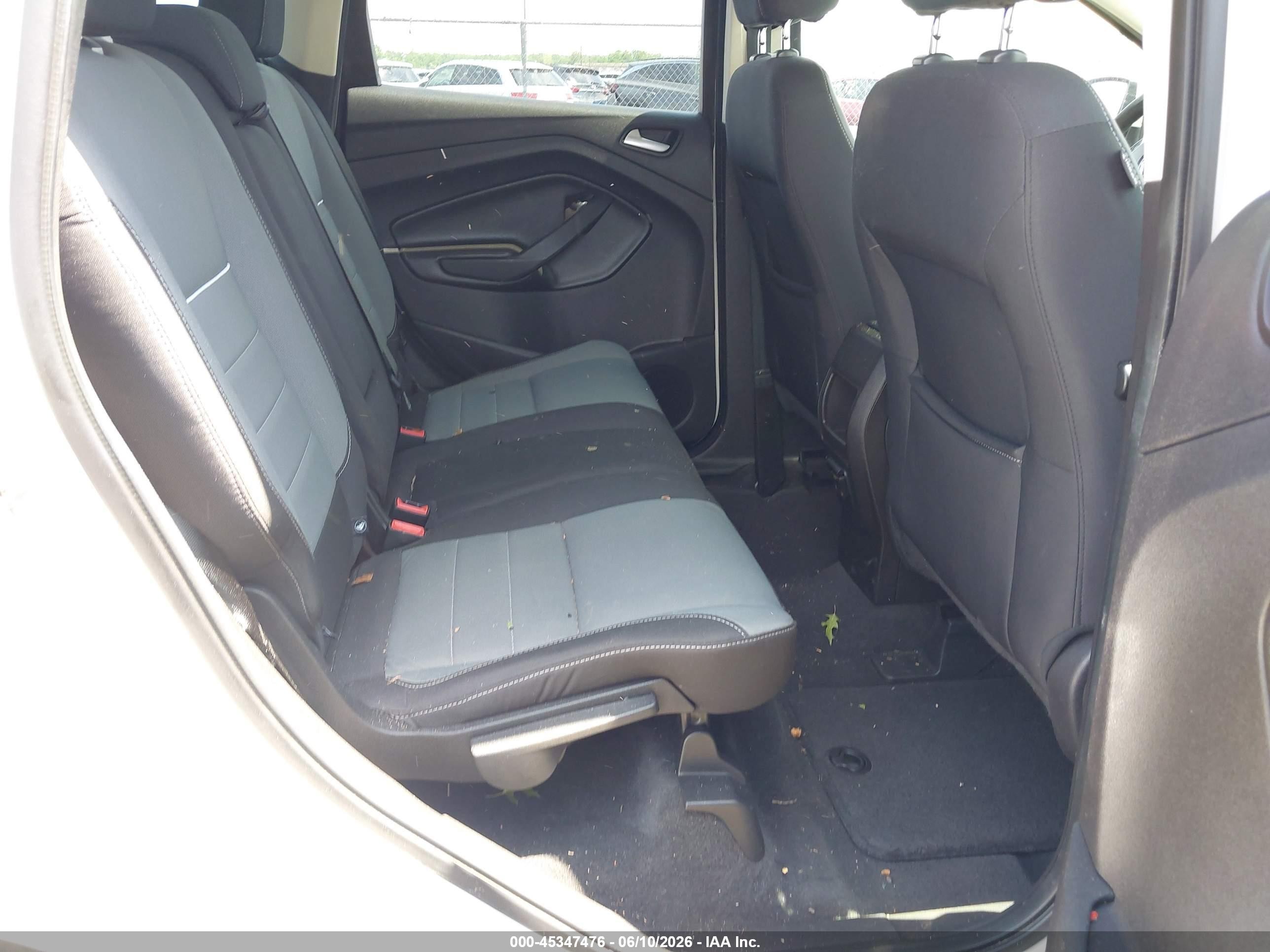 2013 Ford Escape Se White vin: 1FMCU0GX8DUD46988